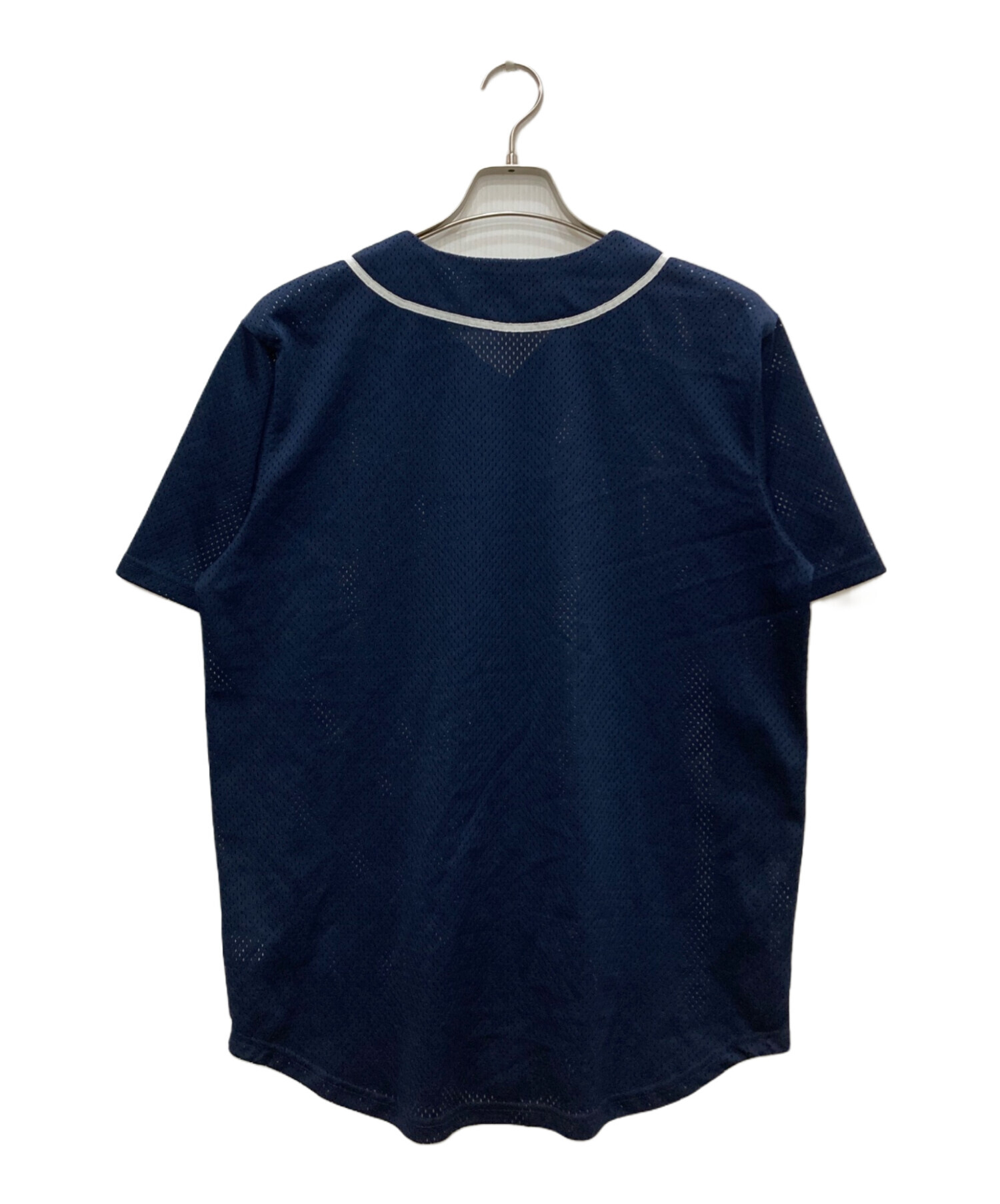 中古・古着通販】stussy (ステューシー) ベースボールシャツ ネイビー