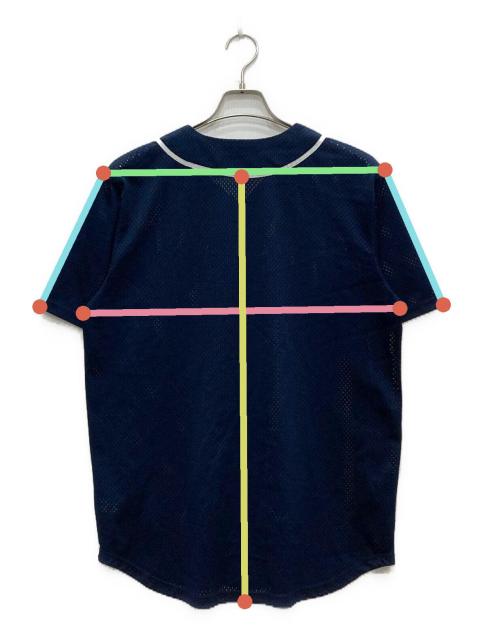 中古・古着通販】stussy (ステューシー) ベースボールシャツ ネイビー