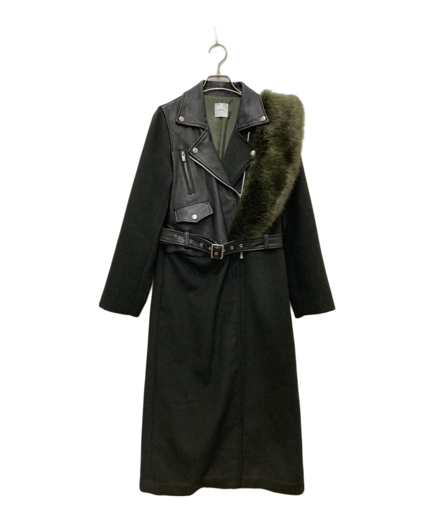 中古・古着通販】Ameri (アメリ) RIDERS DOCKING LONG COAT/ライダー 