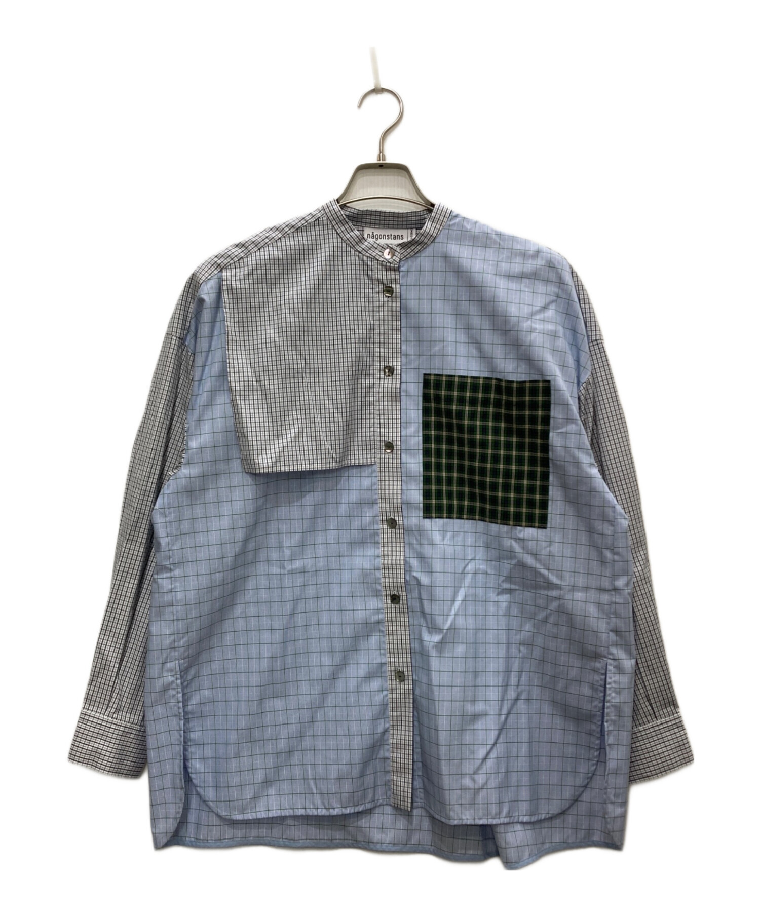 中古・古着通販】nagonstans (ナゴンスタンス) handy check shirt 