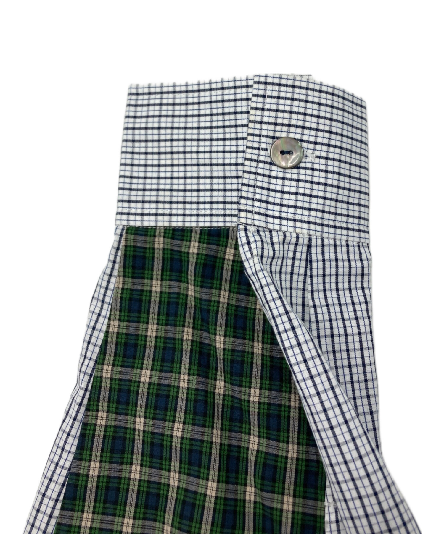 中古・古着通販】nagonstans (ナゴンスタンス) handy check shirt 