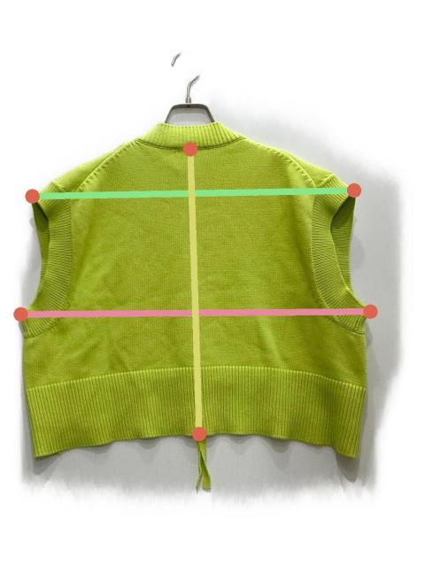 中古・古着通販】nagonstans (ナゴンスタンス) zip cropped vest