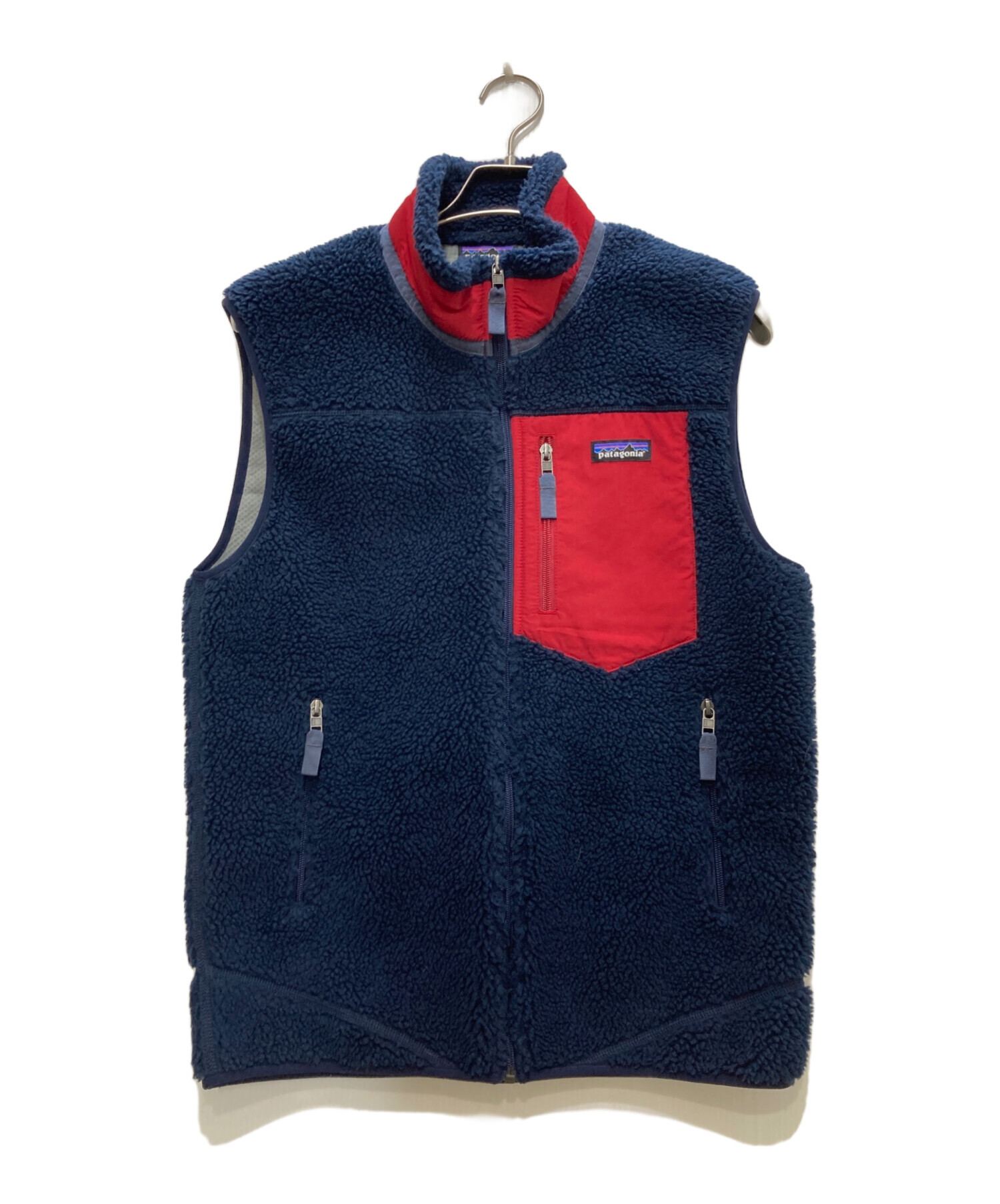 patagonia クラシックレトロX　ベスト M ネイビー/レッド　定番 中古・古着通販】Patagonia (パタゴニア) クラシック・レトロX・ベスト