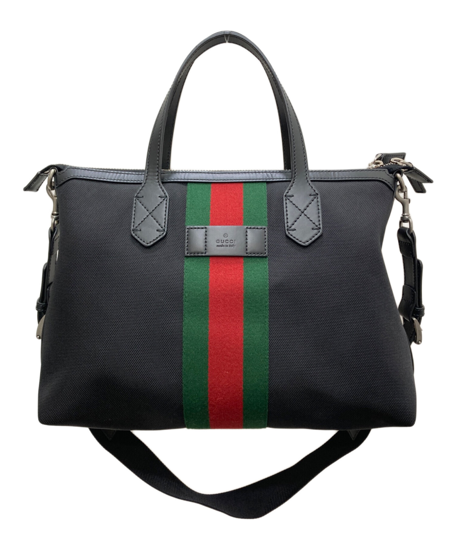 中古・古着通販】GUCCI (グッチ) シェリーライン2WAYトートバッグ
