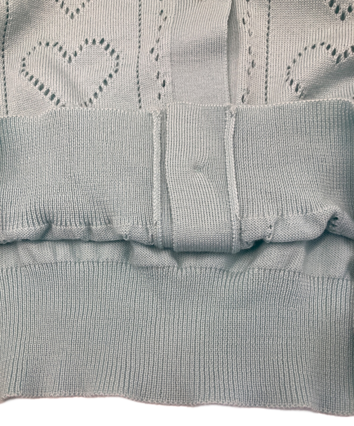 中古・古着通販】MIU MIU (ミュウミュウ) ハート柄ニットカーディガン