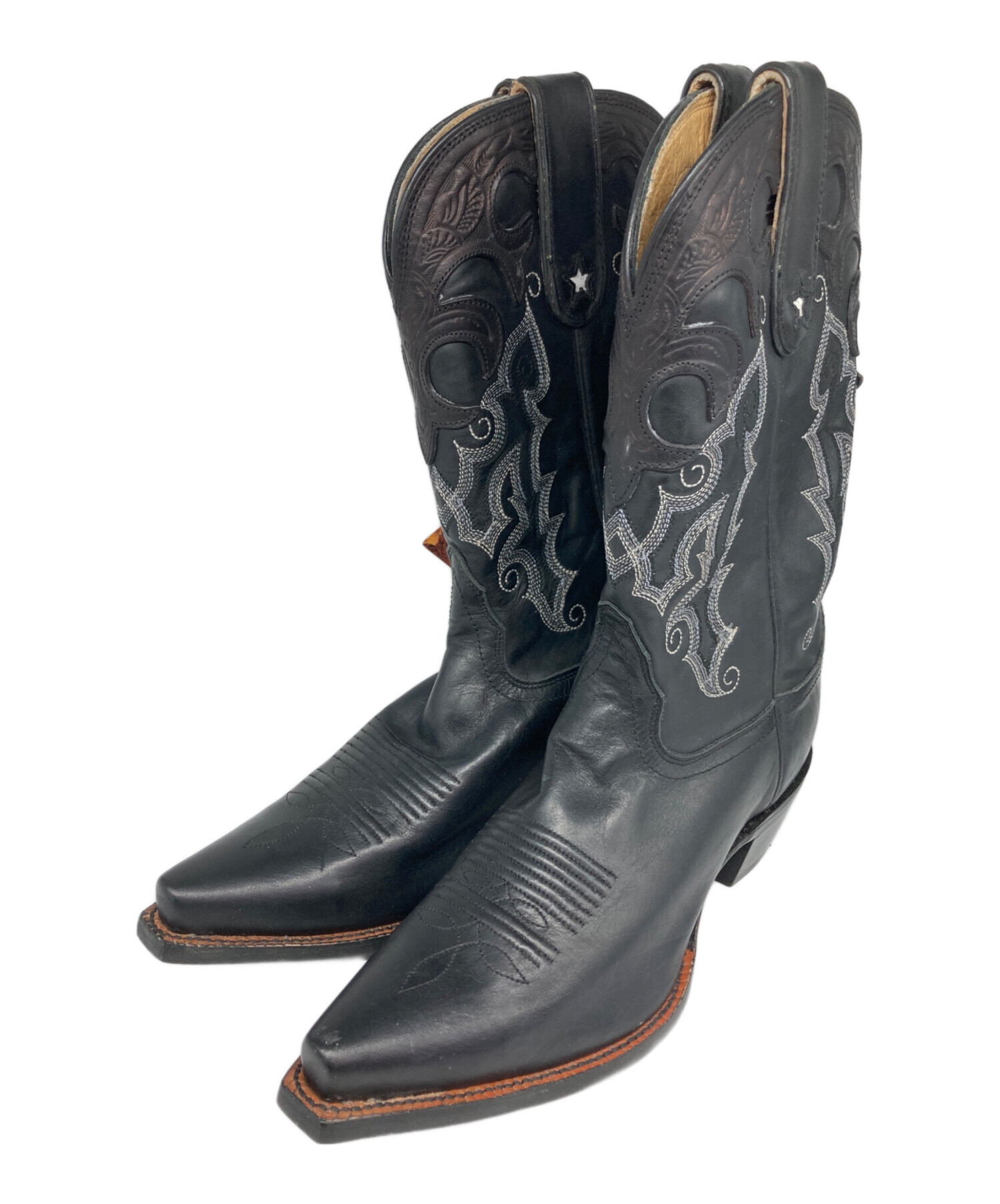 トニーラマ　Tony Lama ウエスタンブーツ 7B 中古 中古・古着通販】TONY LAMA (トニーラマ) ウェスタンブーツ ブラック