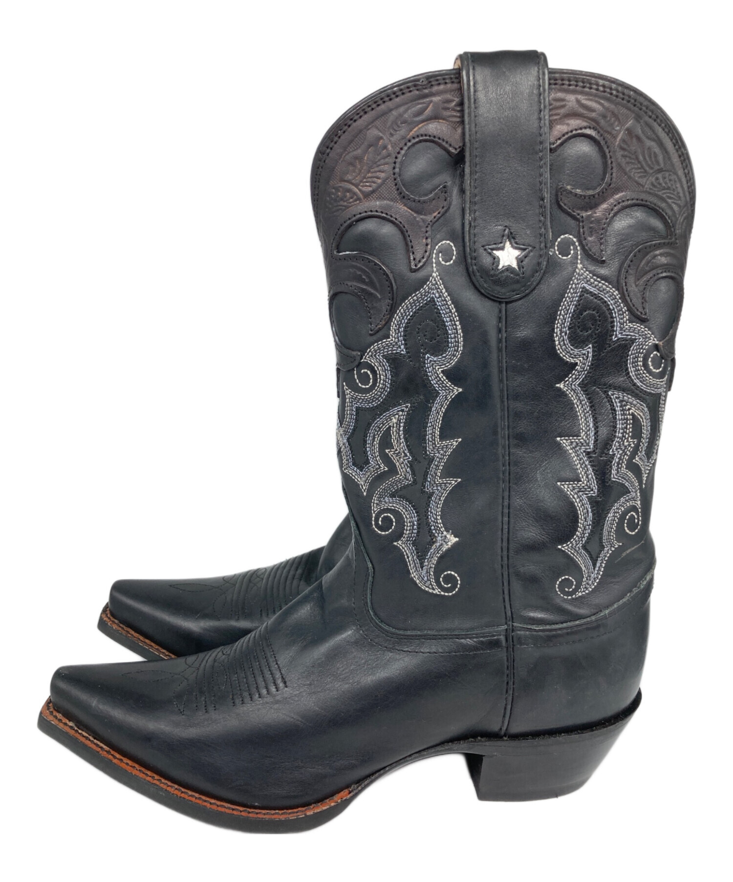 中古・古着通販】TONY LAMA (トニーラマ) ウェスタンブーツ ブラック