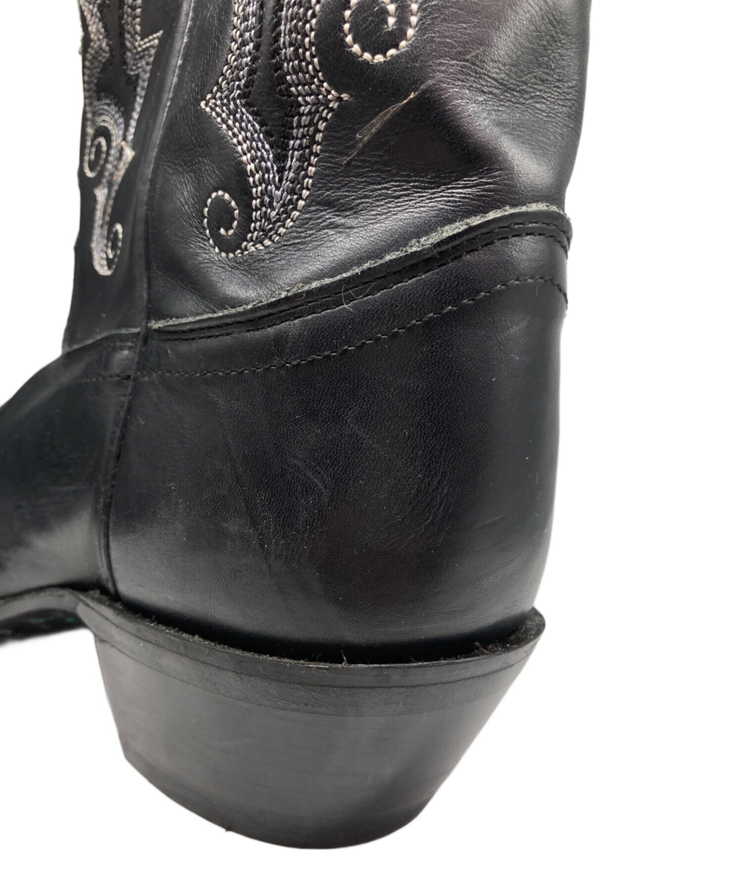 未使用タグ付　Tony Lama ウエスタンブーツ 黒　レディース　23.5 中古・古着通販】TONY LAMA (トニーラマ) ウェスタンブーツ ブラック