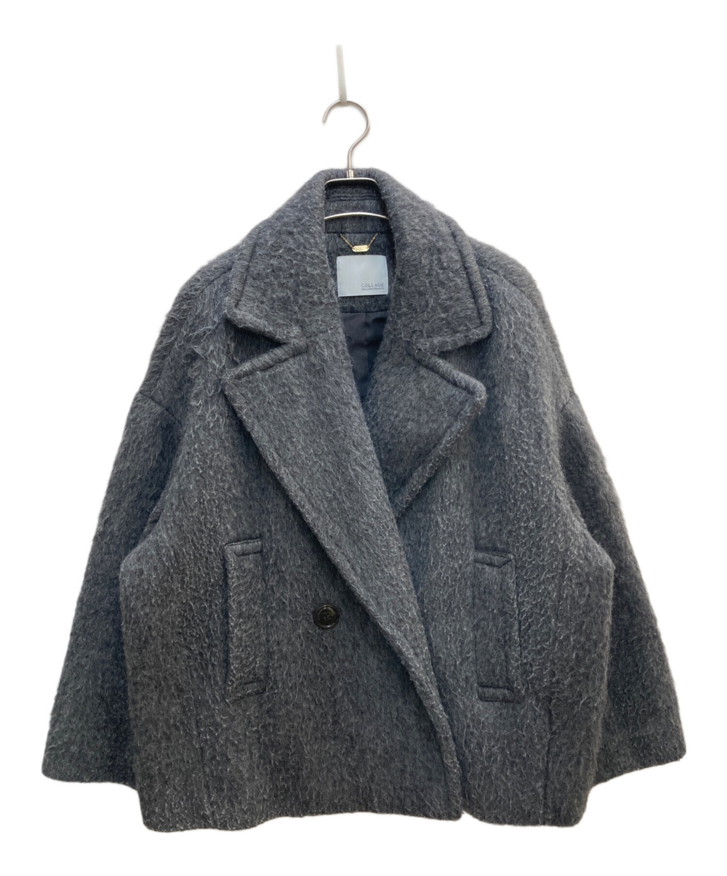 GALLARDA GALANTE ブラック ウール　コート 中古・古着通販】GALLARDA GALANTE (ガリャルダガランテ) ウール混