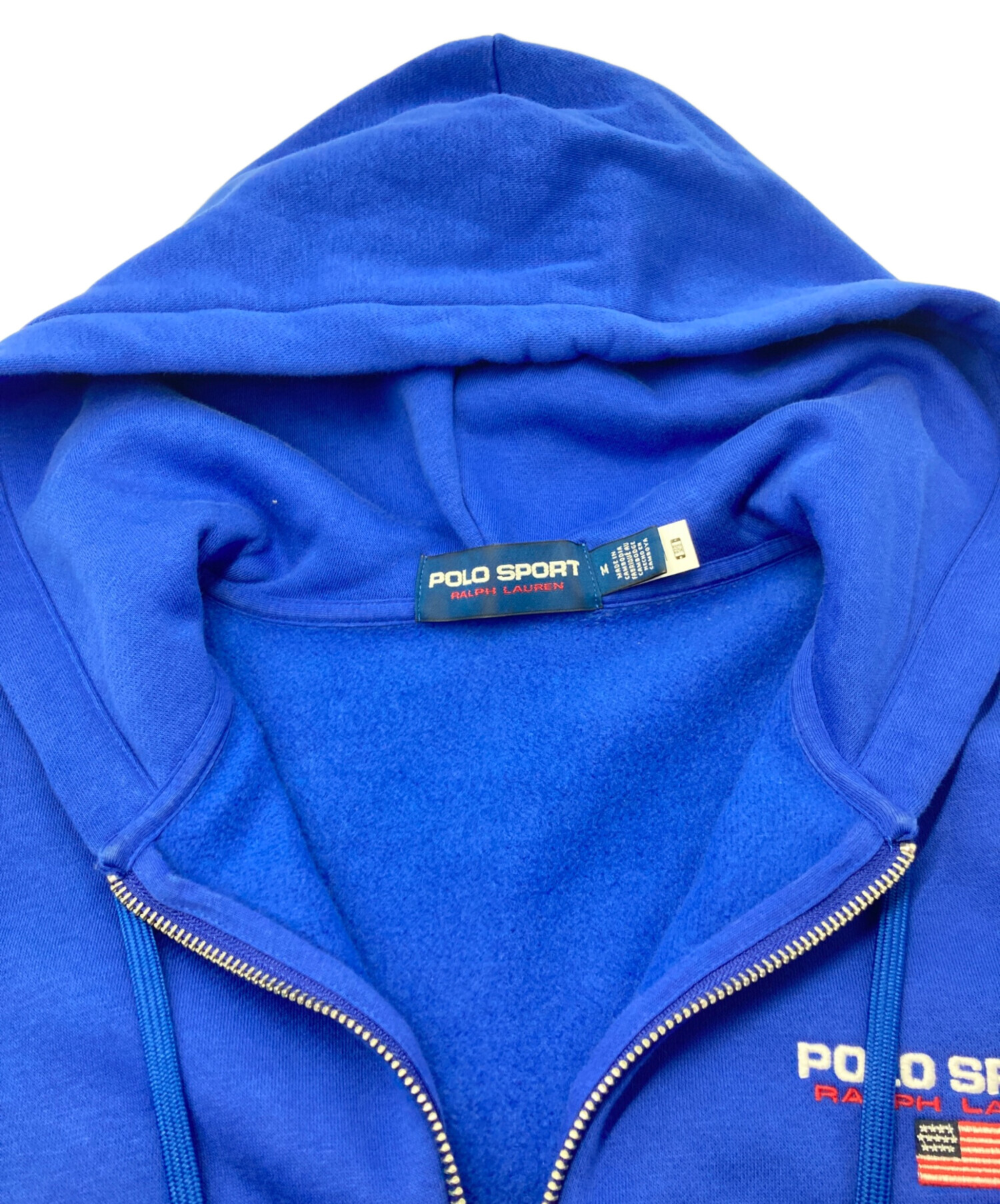 中古・古着通販】POLO SPORT (ポロスポーツ) ジップパーカー ブルー