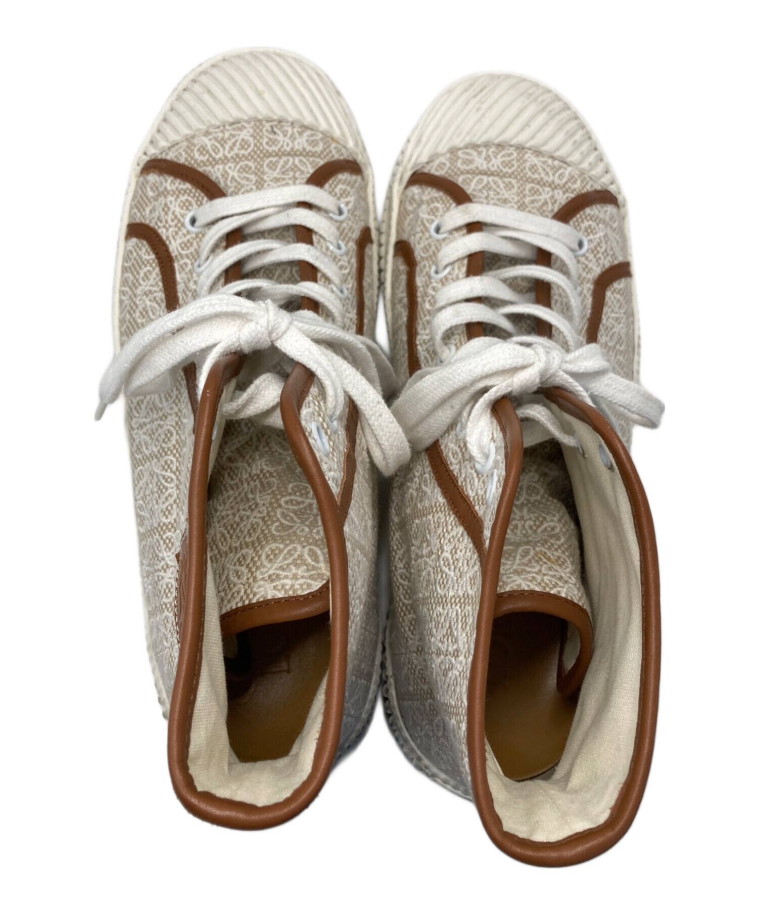 中古・古着通販】LOEWE (ロエベ) アナグラム ハイカットスニーカー