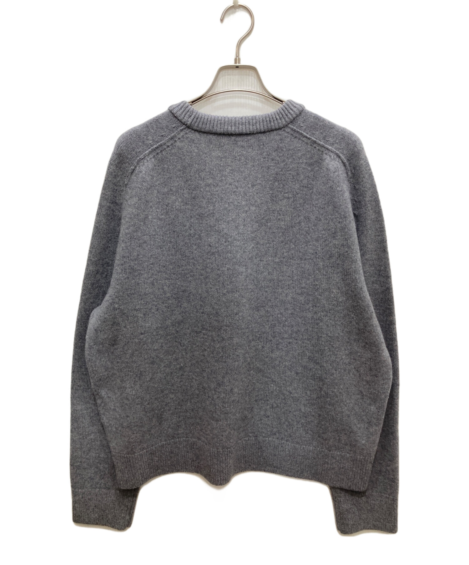 Acne Studios グレー クルーネックセーター 中古・古着通販】Acne studios (アクネ ストゥディオス) Vネックニット