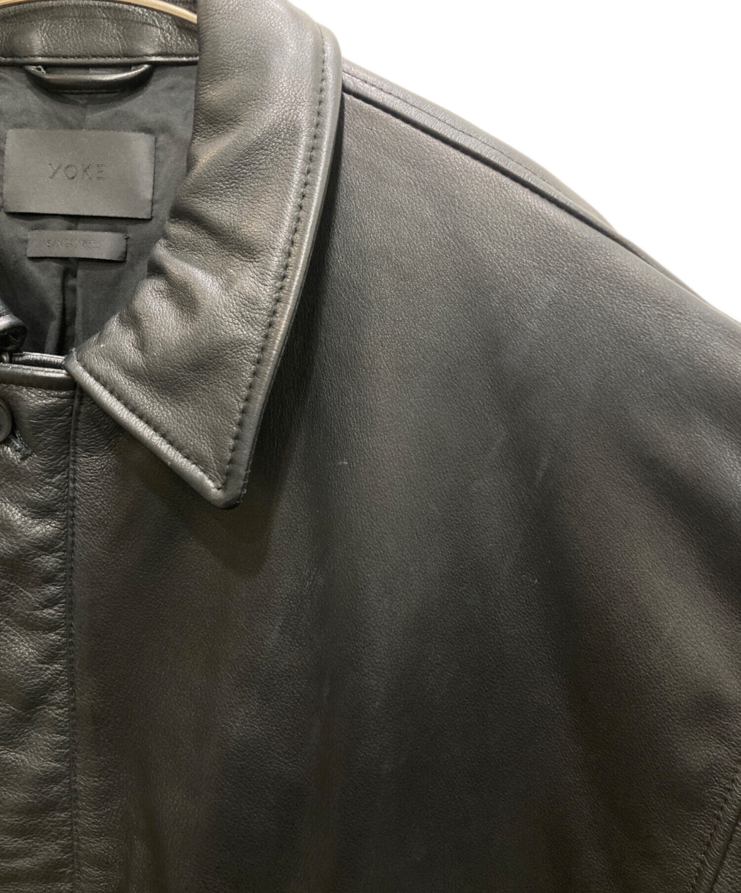 中古・古着通販】YOKE (ヨーク) Leather Flight Jacket/レザー 