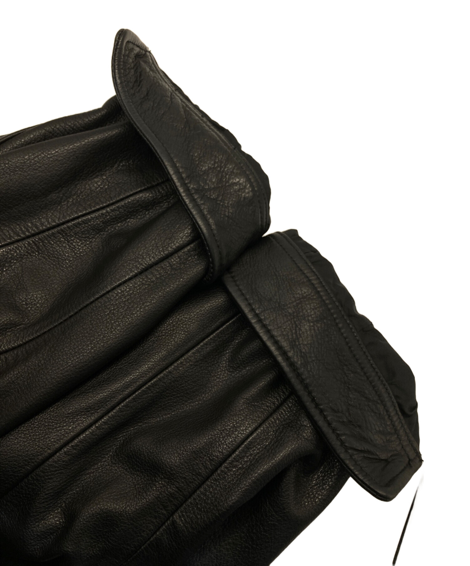 中古・古着通販】YOKE (ヨーク) Leather Flight Jacket/レザー 