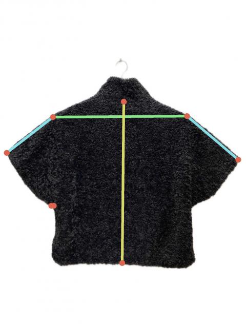 中古・古着通販】THREE DOTS (スリードッツ) プードルボア ポンチョ