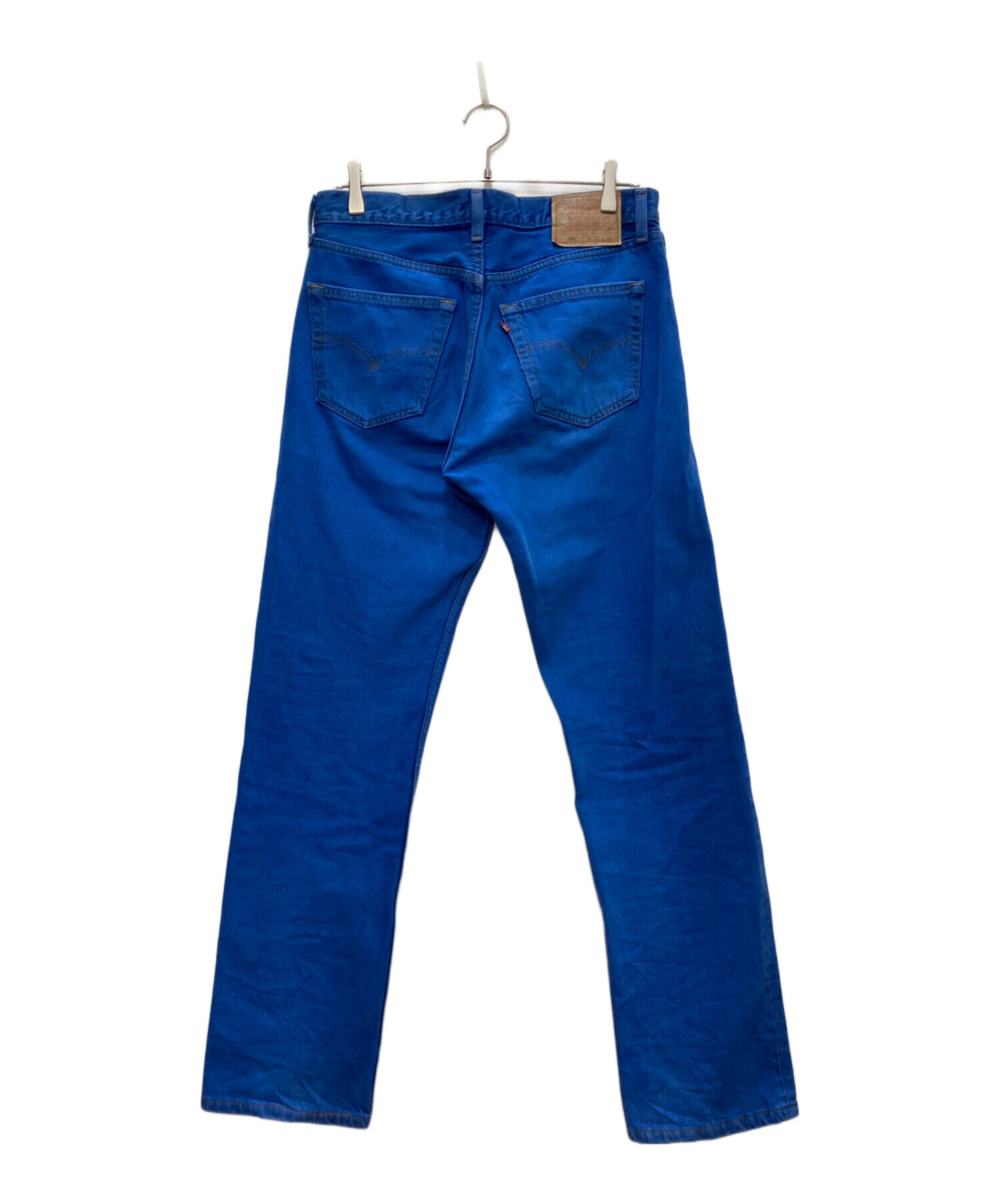 中古・古着通販】LEVI'S (リーバイス) 501 後染めデニムパンツ ブルー