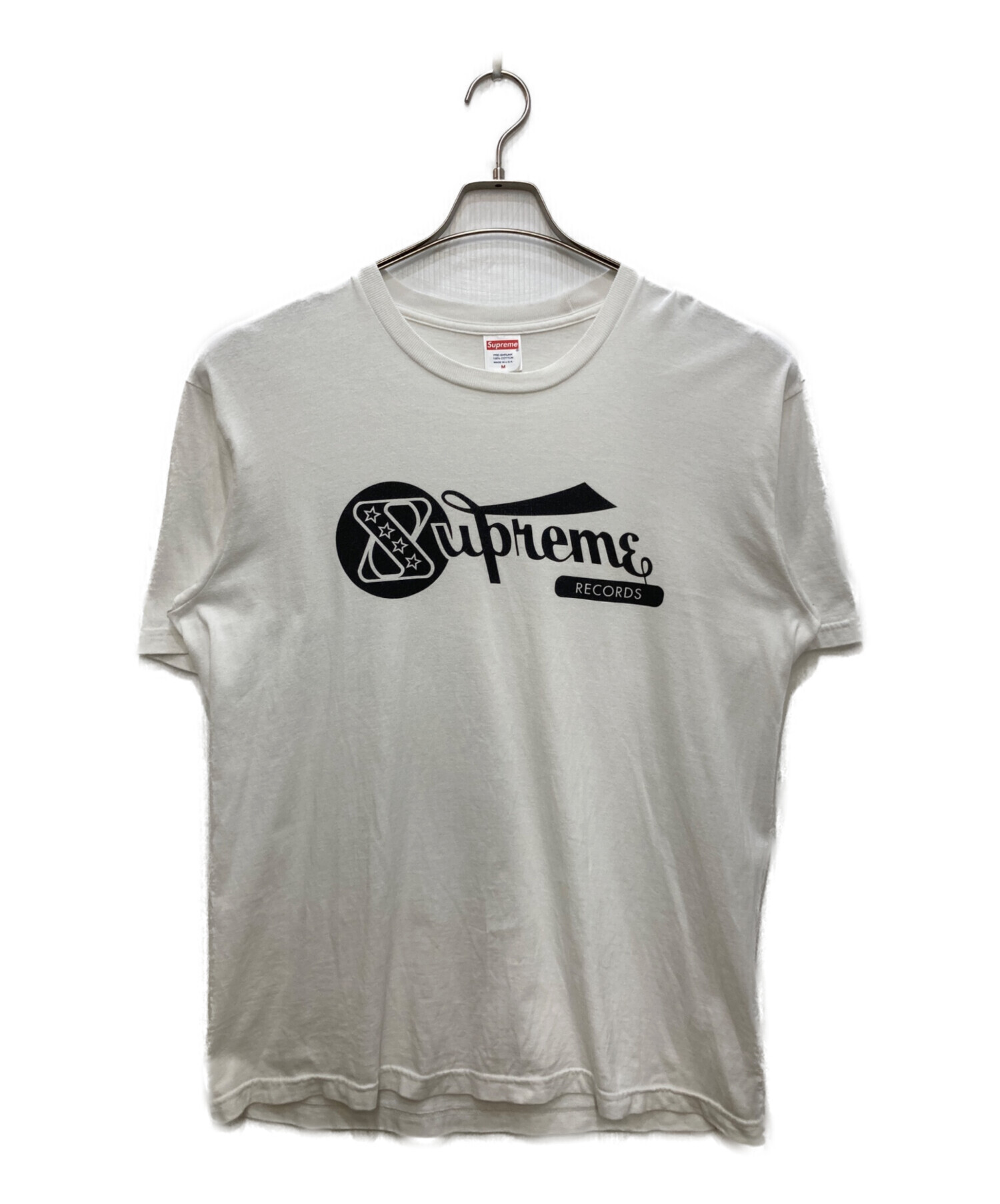 さはやや未開封未使用品 Supreme 24 Records Tee L 中古・古着通販】SUPREME (シュプリーム) Records Tee ホワイト サイズ