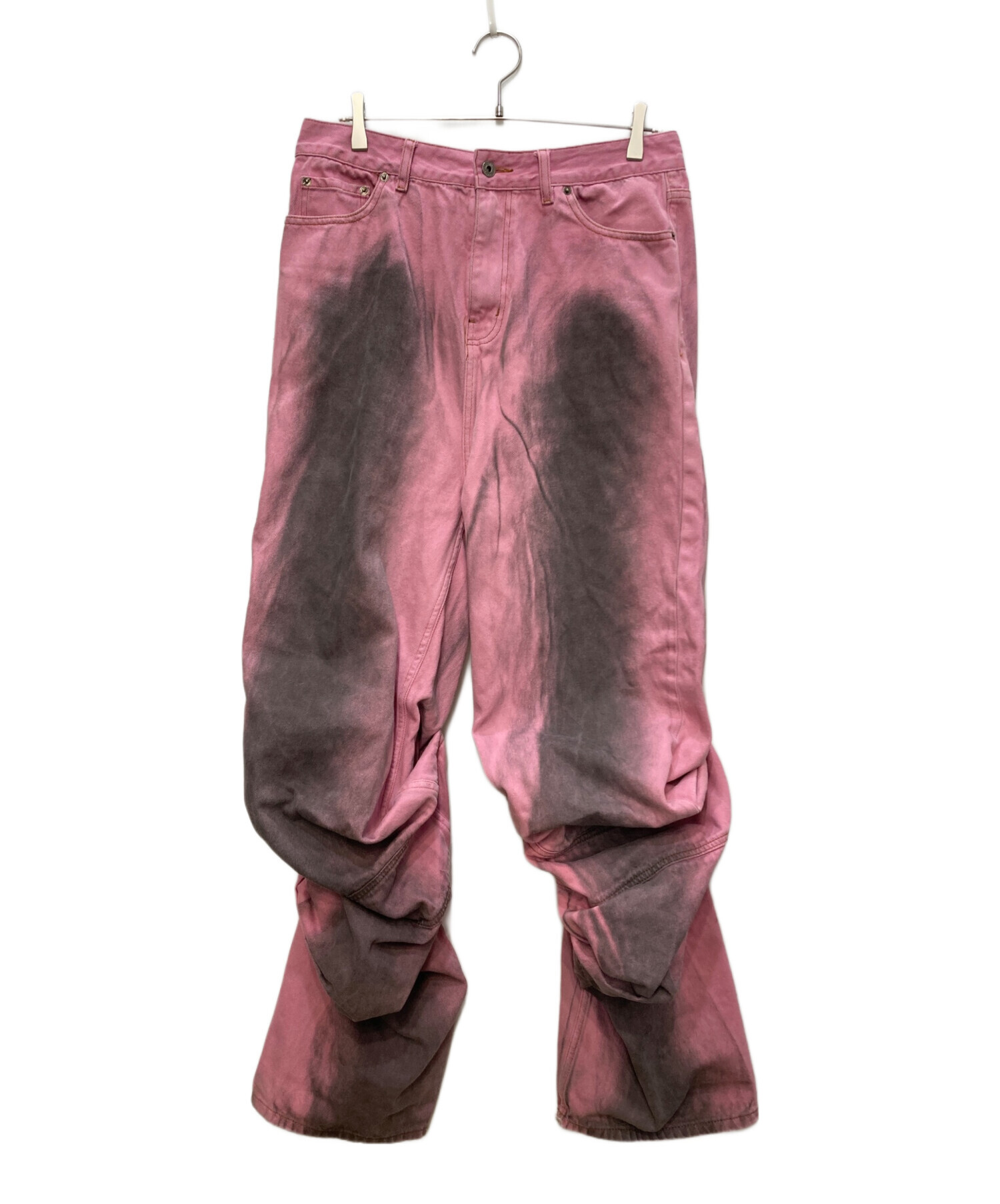 Y / Project ドレープデニム　極太 DAMIER | 【Y/PROJECT,AR】❤️‍🔥新作の#AR のknit polo、ブラック