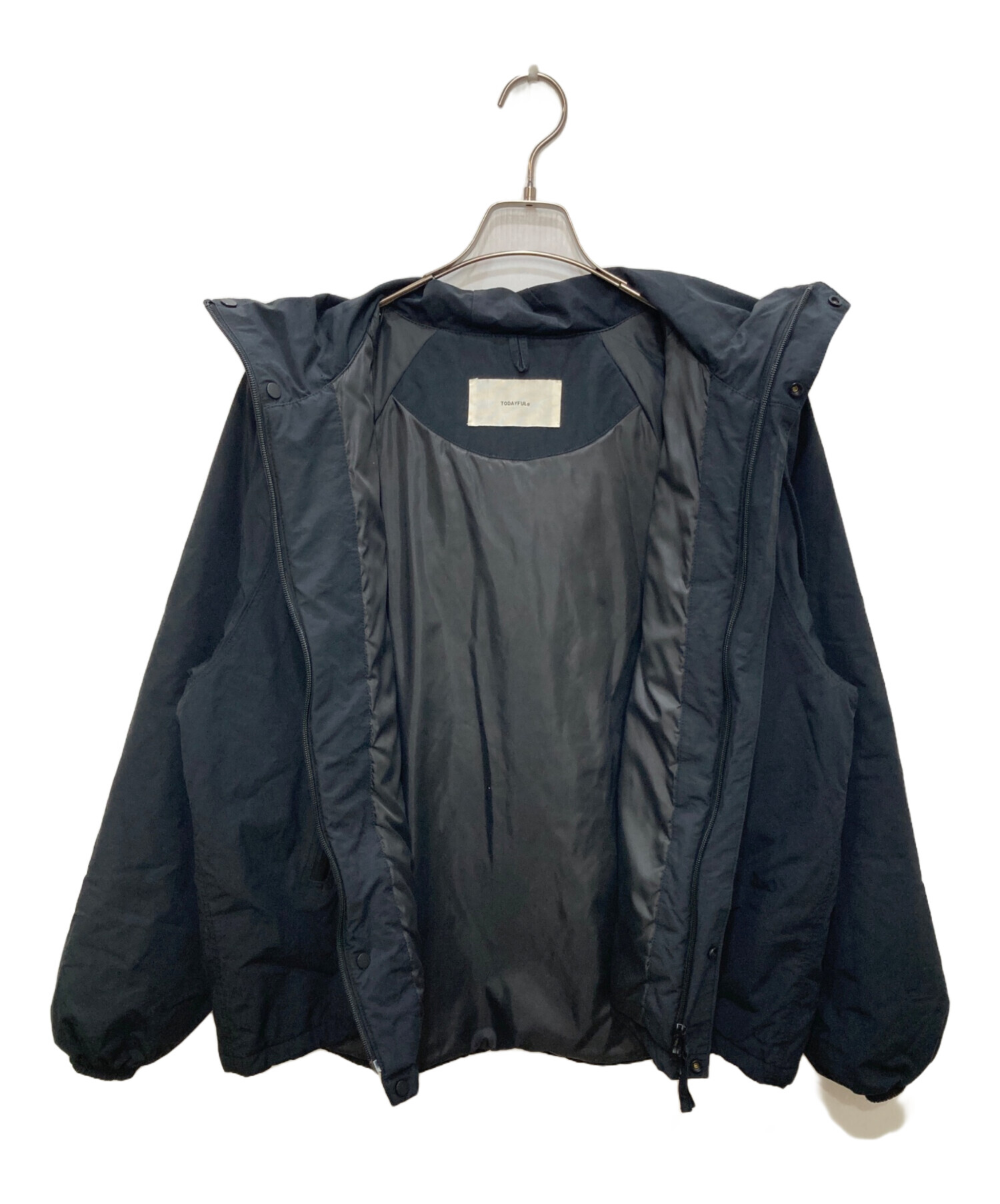 本日限定値下げ　TODAYFUL Hoodie Puff Jacket　黒　36 中古・古着通販】TODAYFUL (トゥデイフル) Hoodie Puff Jacket