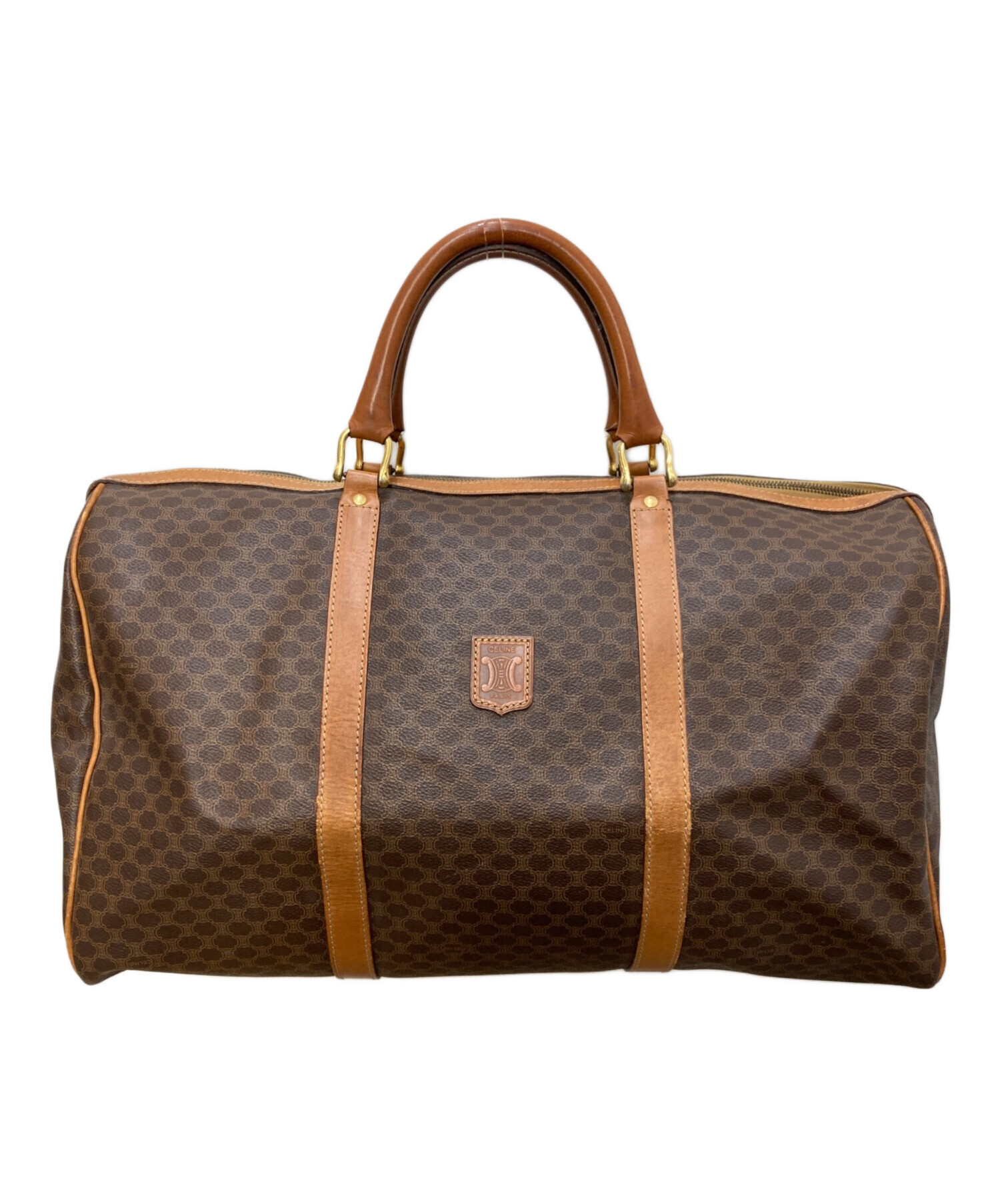 CELINE セリーヌ ビジネス メンズ 【古着】【中古】 中古・古着通販】CELINE (セリーヌ) 2WAYボストンバッグ ブラウン