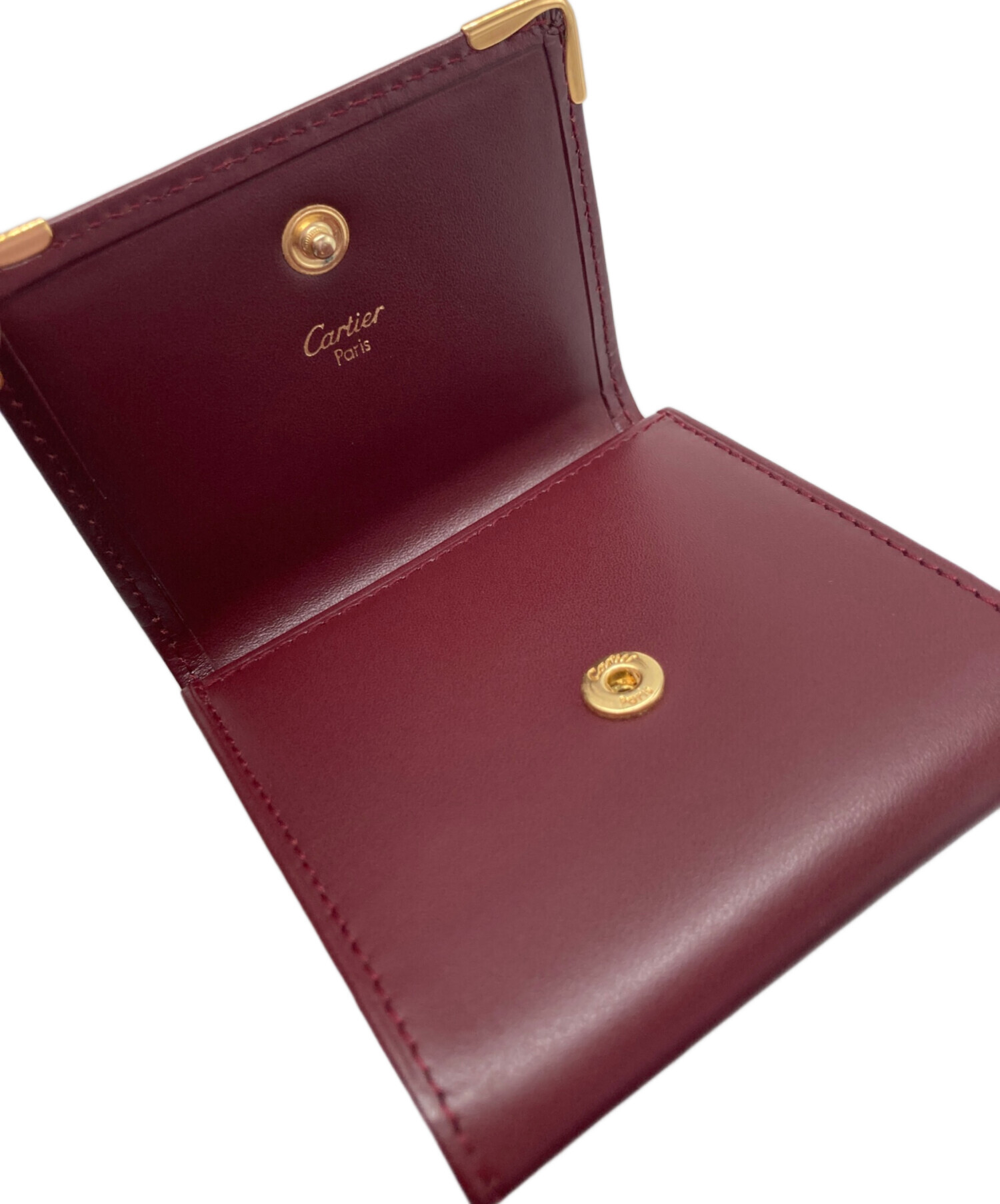 中古・古着通販】Cartier (カルティエ) コインケース ボルドー
