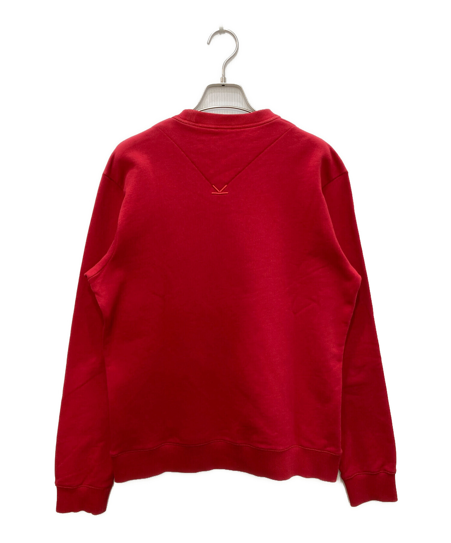 中古・古着通販】KENZO (ケンゾー) ロゴスウェット レッド サイズ:Ⅿ 