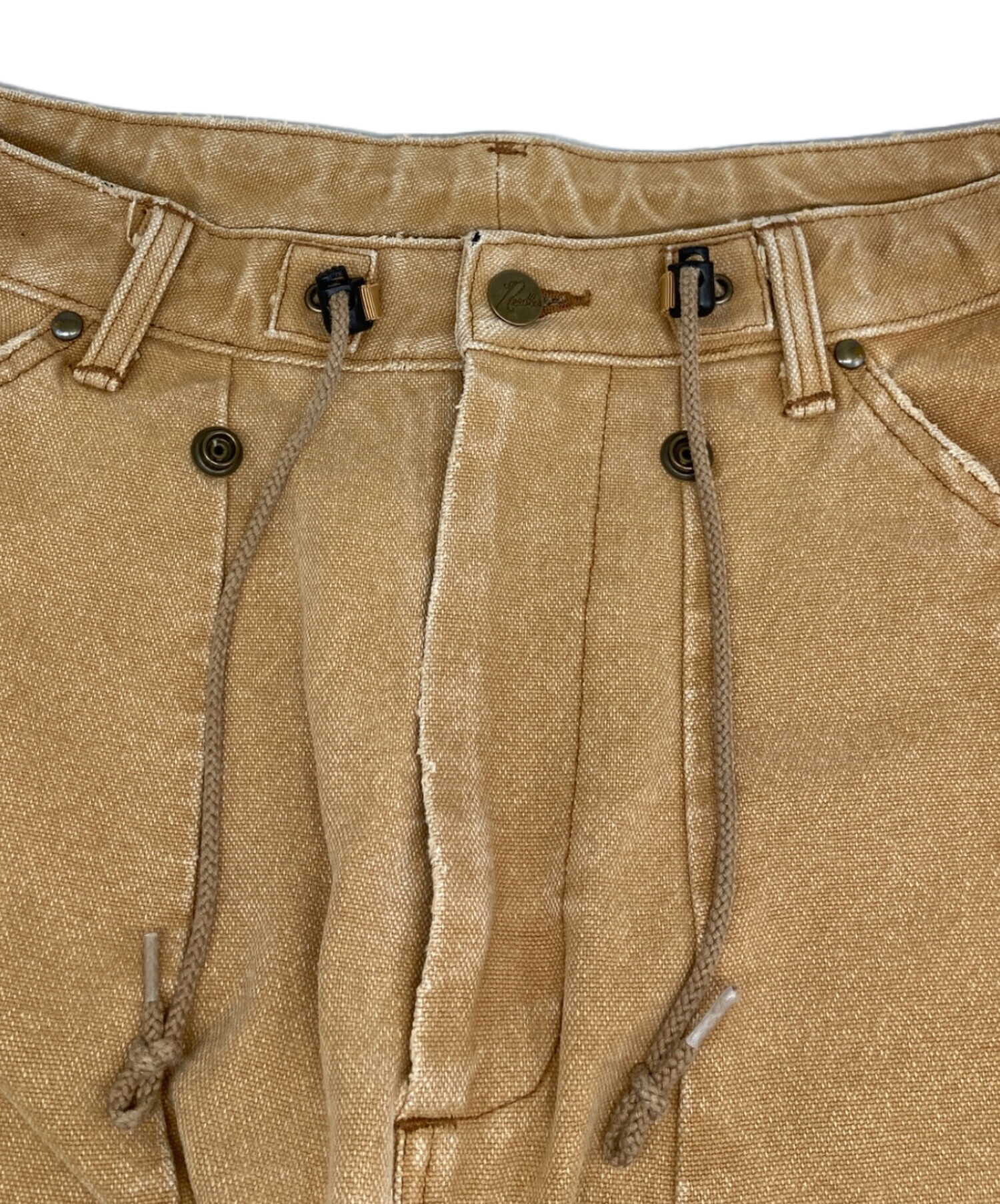 Needles ベージュパンツ Sサイズ 中古・古着通販】Needles (ニードルズ) パンツ ベージュ サイズ:SIZE