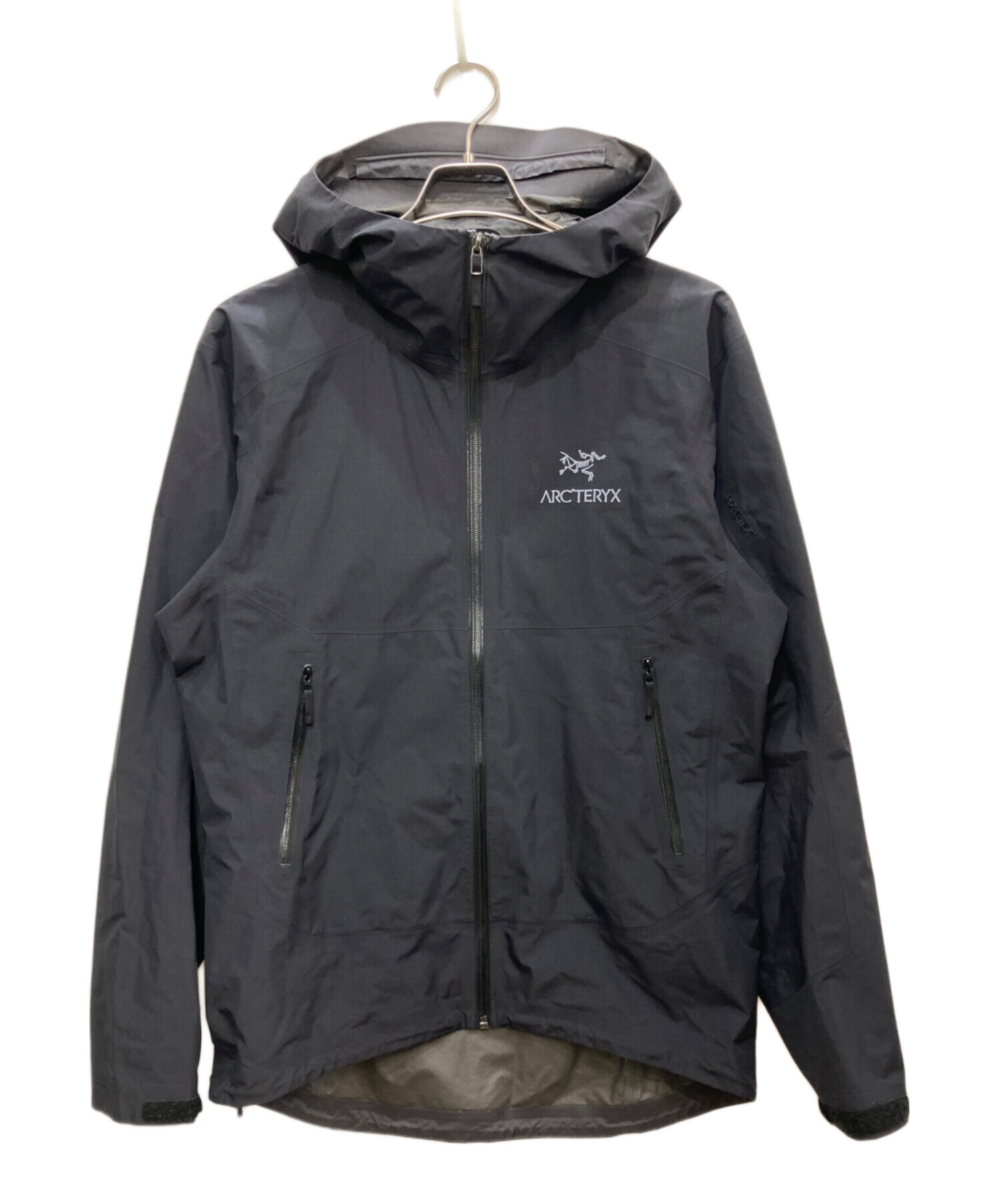 Arc’teryx ZETA SL JACKET 廃盤 刺繍 ロゴ L 黒 美品 Arc'teryx zeta sl jacket gore-tex ブラック