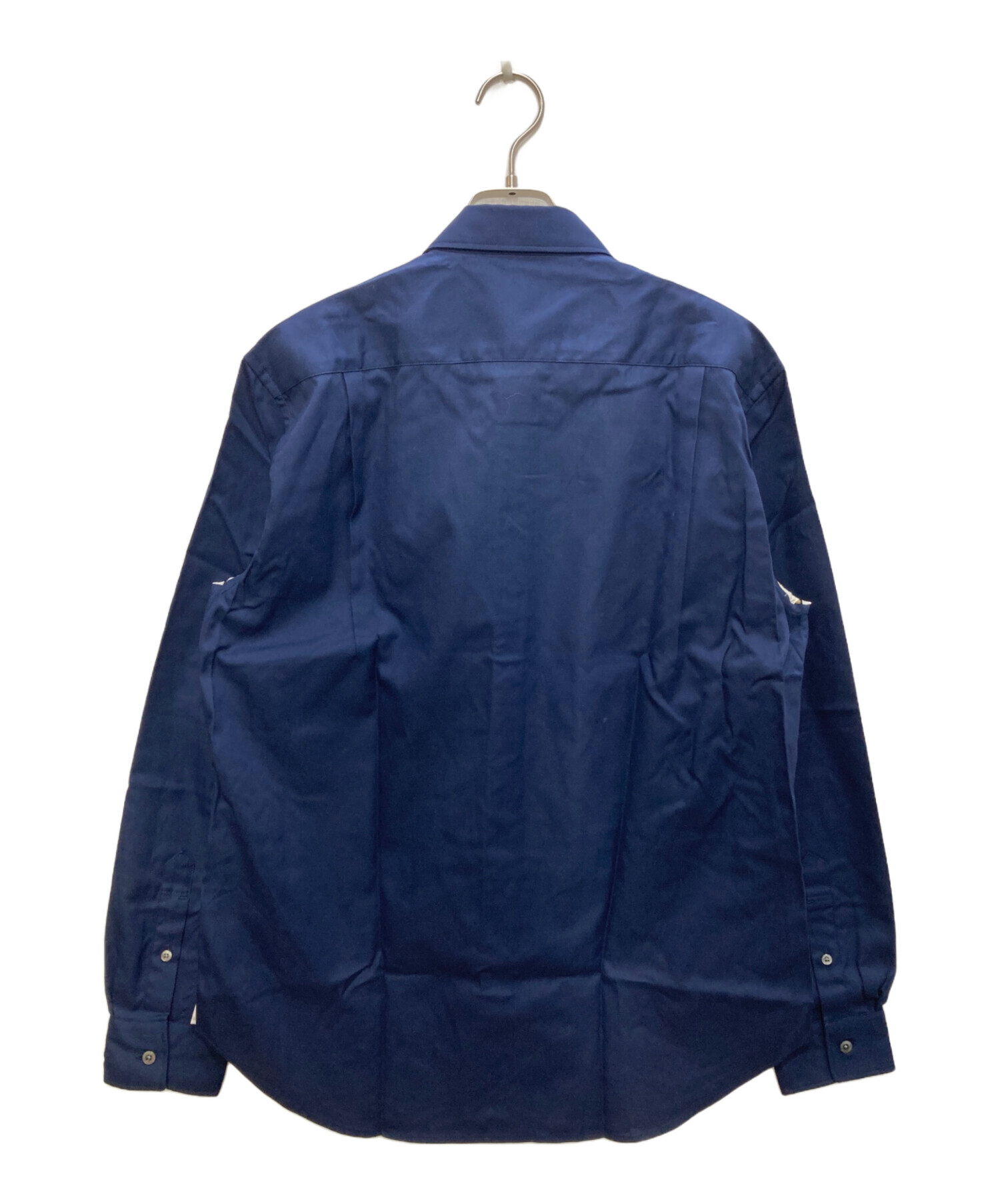 中古・古着通販】FRED PERRY (フレッドペリー) 長袖シャツ ネイビー 中古・古着通販】FRED PERRY (フレッドペリー) 長袖シャツ ネイビー