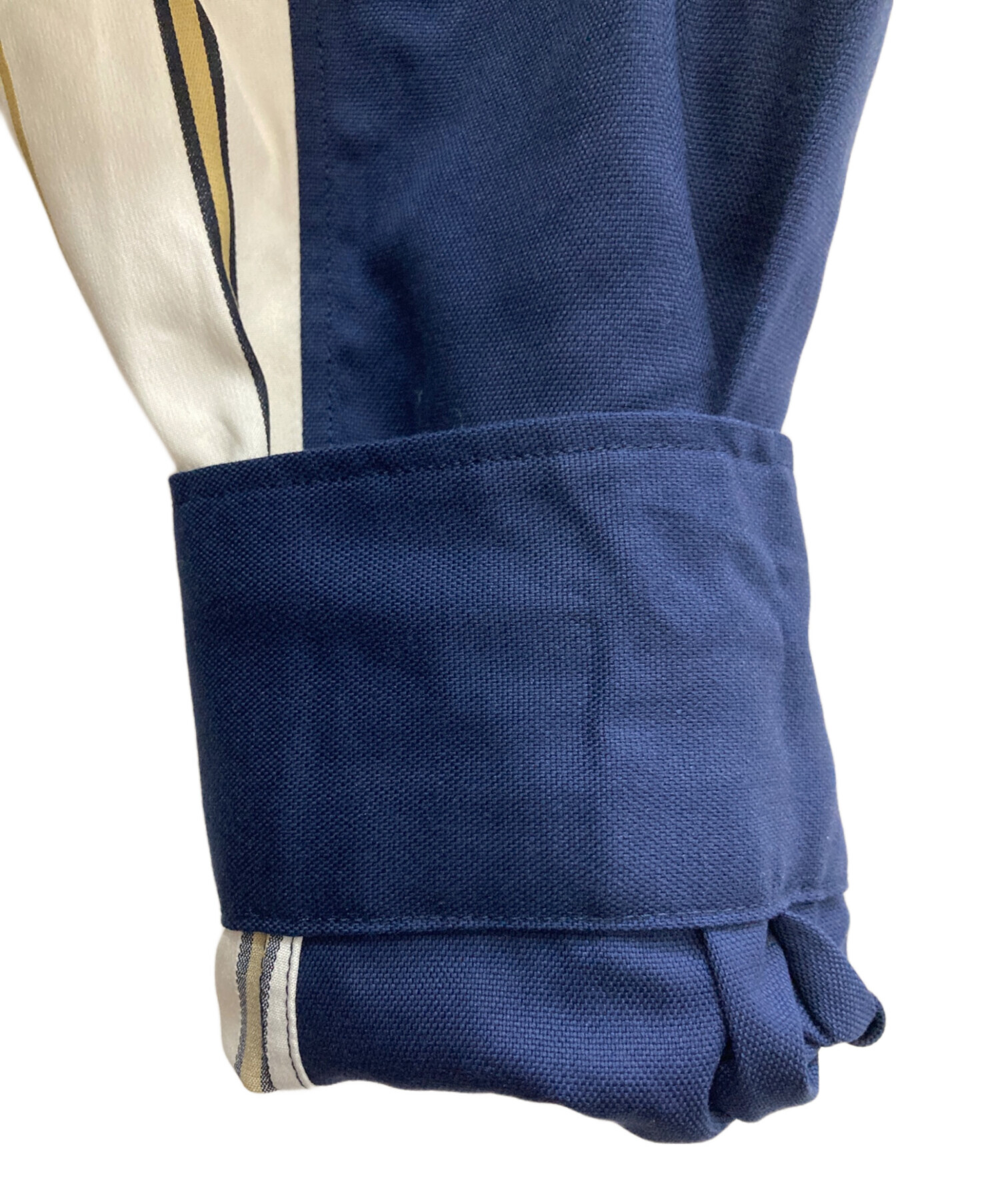 【新品タグ付き】FRED PERRY ネイビー 長袖 Sサイズ 中古・古着通販】FRED PERRY (フレッドペリー) 長袖シャツ ネイビー