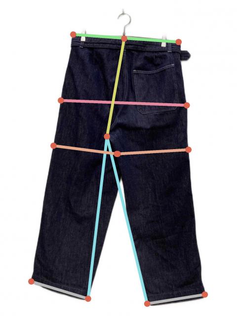 中古・古着通販】Graphpaper (グラフペーパー) Colorfast Denim Belted 