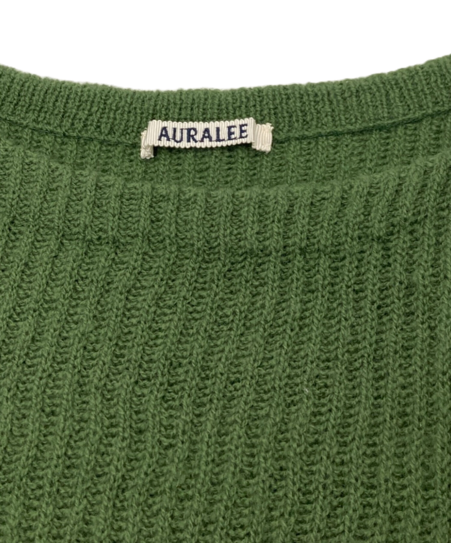 中古・古着通販】AURALEE (オーラリー) HARD TWIST WOOL RIB KNIT BOAT