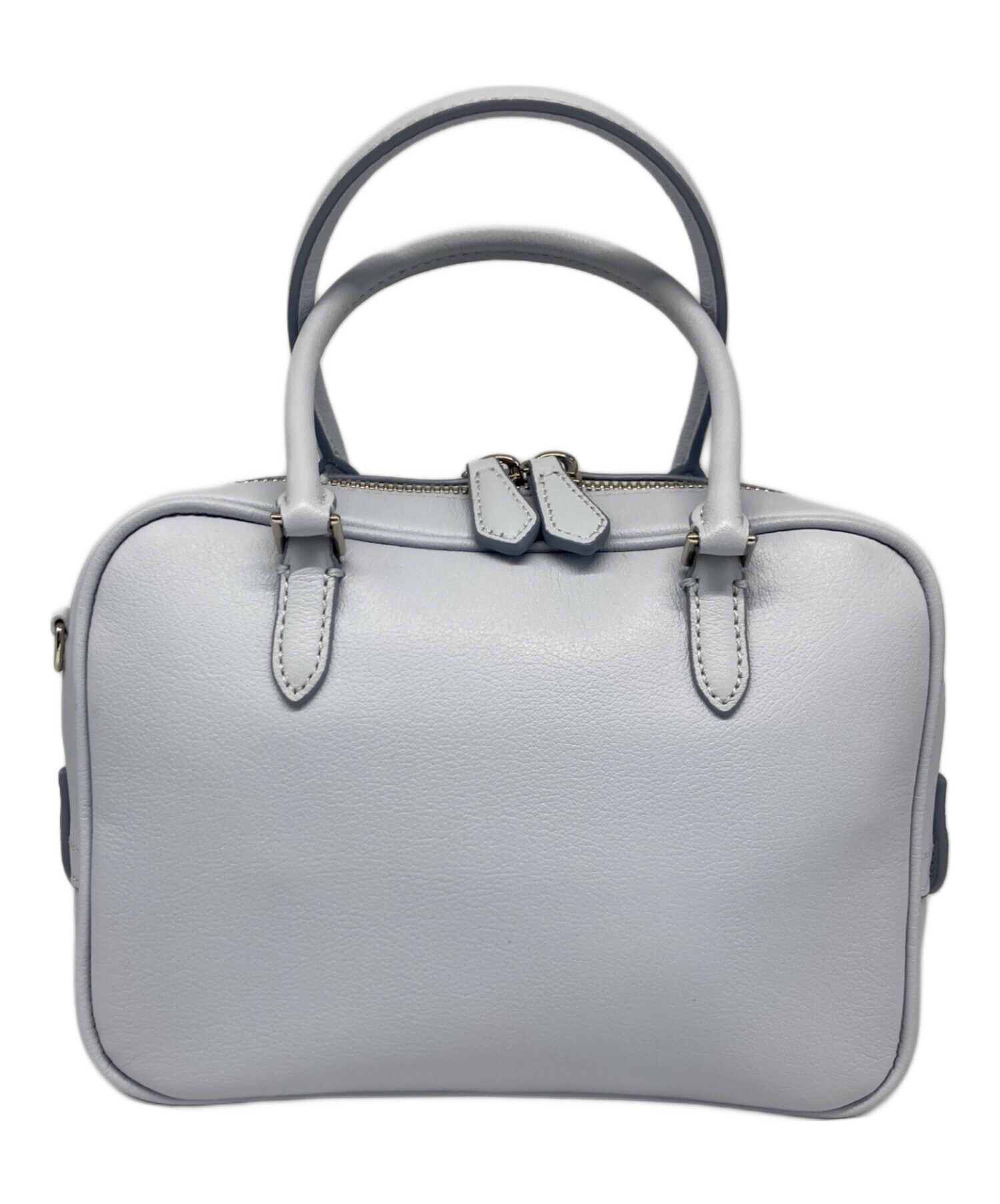 ブンク  2WAYレザーショルダーバッグ 中古 BS99 中古・古着通販】vunque (ブンク) 2WAYショルダーバッグ ブルー