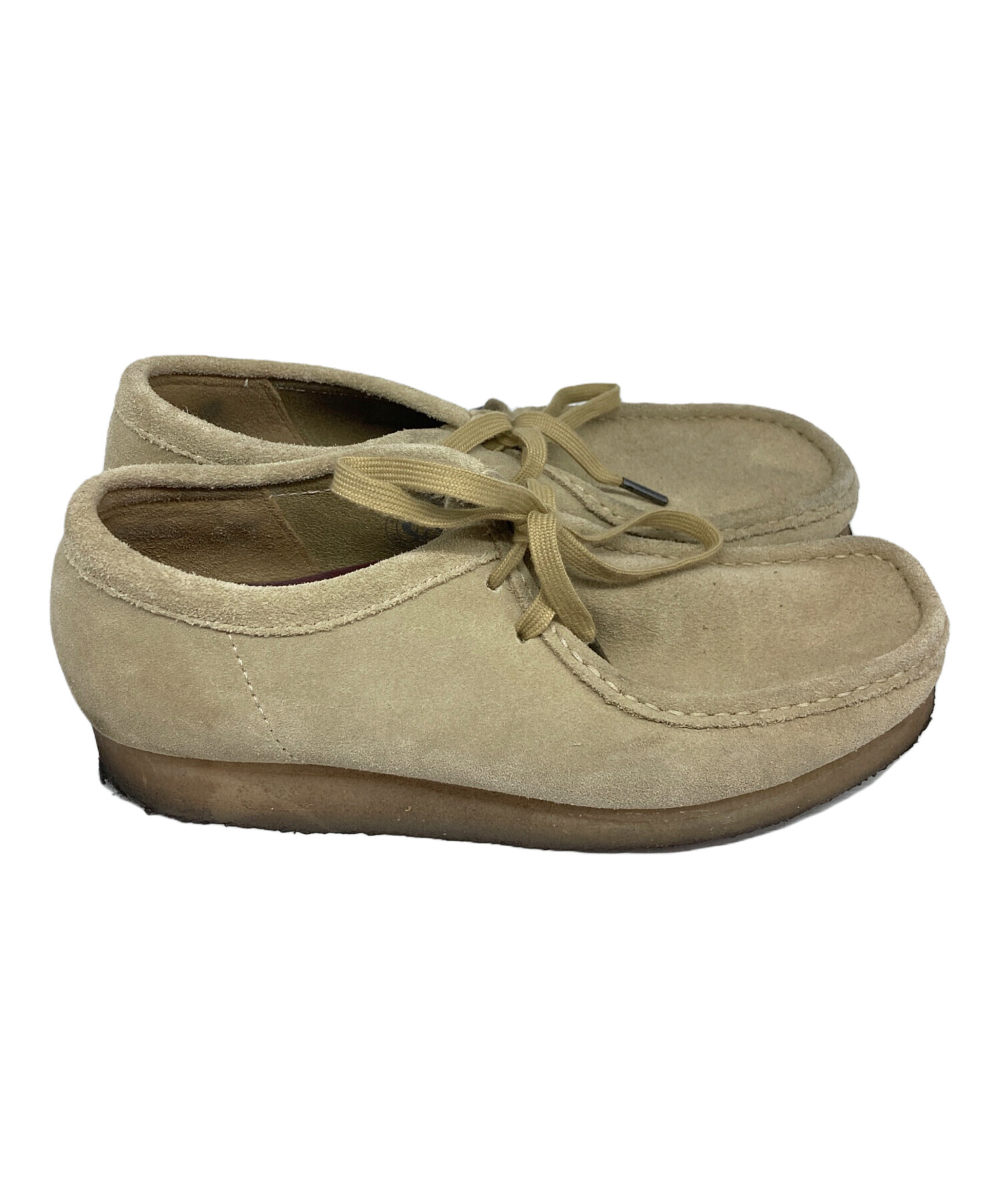中古・古着通販】CLARKS (クラークス) ワラビーシューズ ベージュ