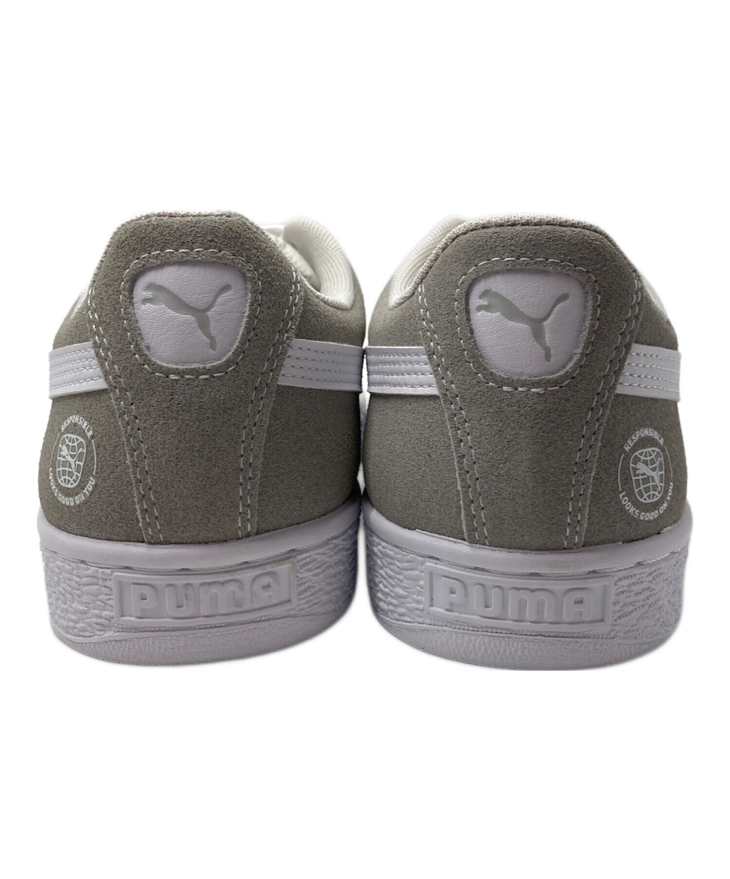 PUMA プーマ スニーカー 28cm グレー 【古着】【中古】【送料無料】 中古・古着通販】PUMA (プーマ) SUEDE RE:STYLE WHITE/スウェード リ