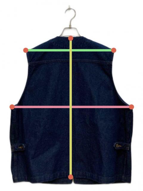 中古・古着通販】Wrangler (ラングラー) KEBOZ (ケボズ) デニムベスト