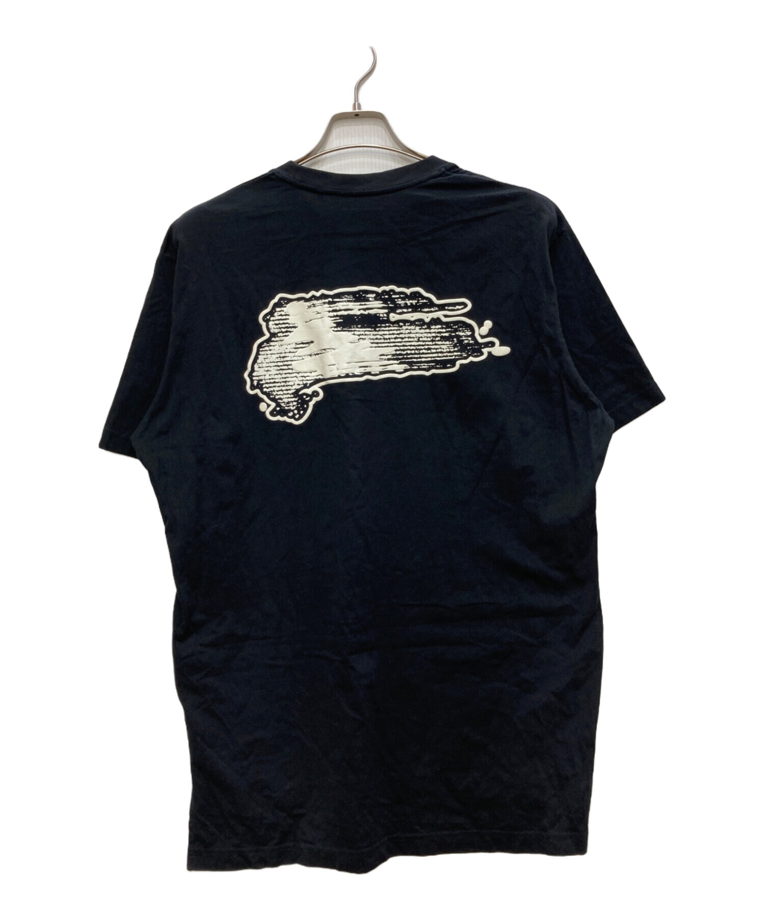 Y-3 ワイスリー Tシャツ・カットソー S 紺 【古着】【中古】【送料無料】 中古・古着通販】Y-3 (ワイスリー) グラフィックTシャツ ブラック