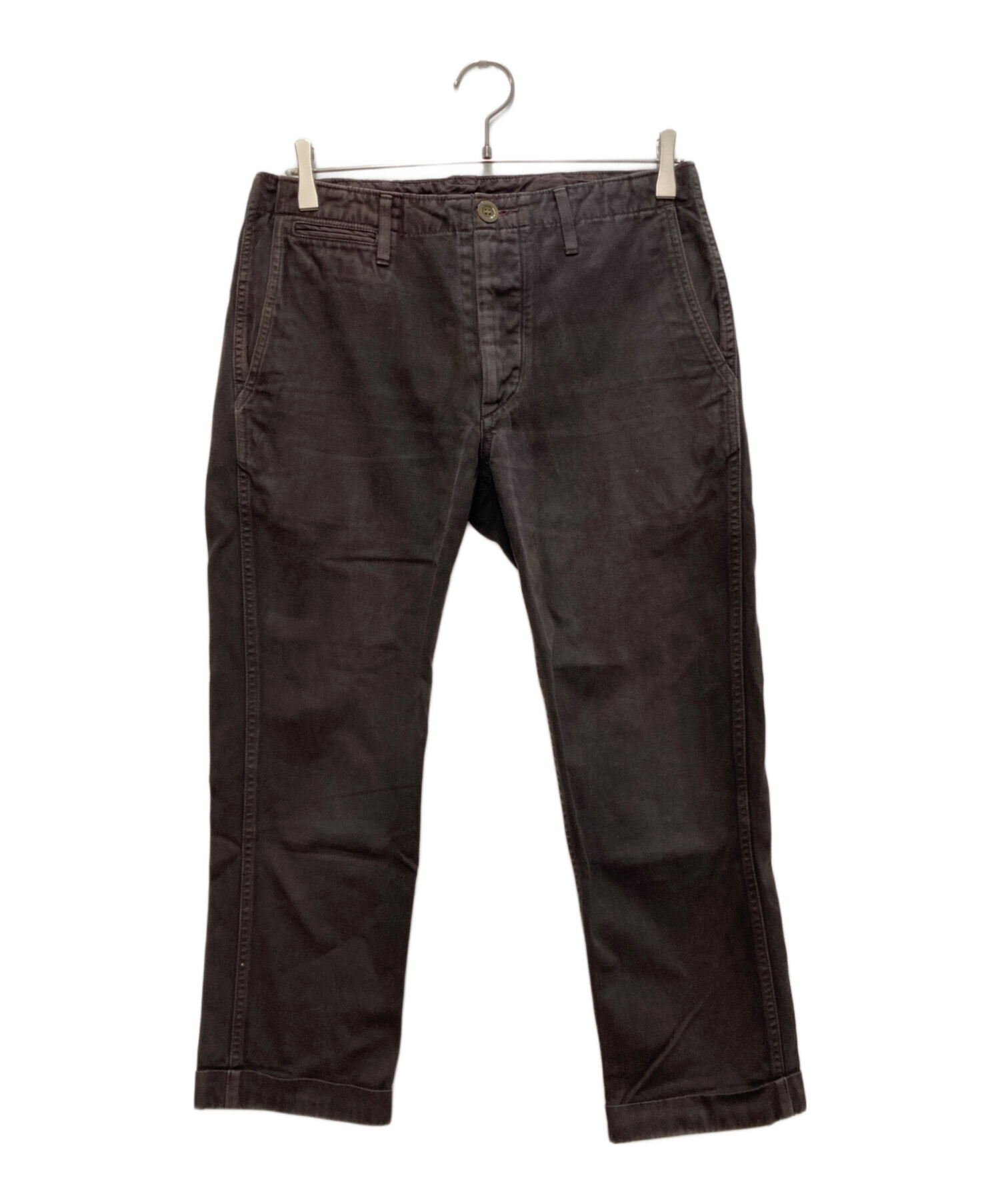 中古・古着通販】VISVIM (ビズビム) ワークパンツ ブラウン サイズ:3