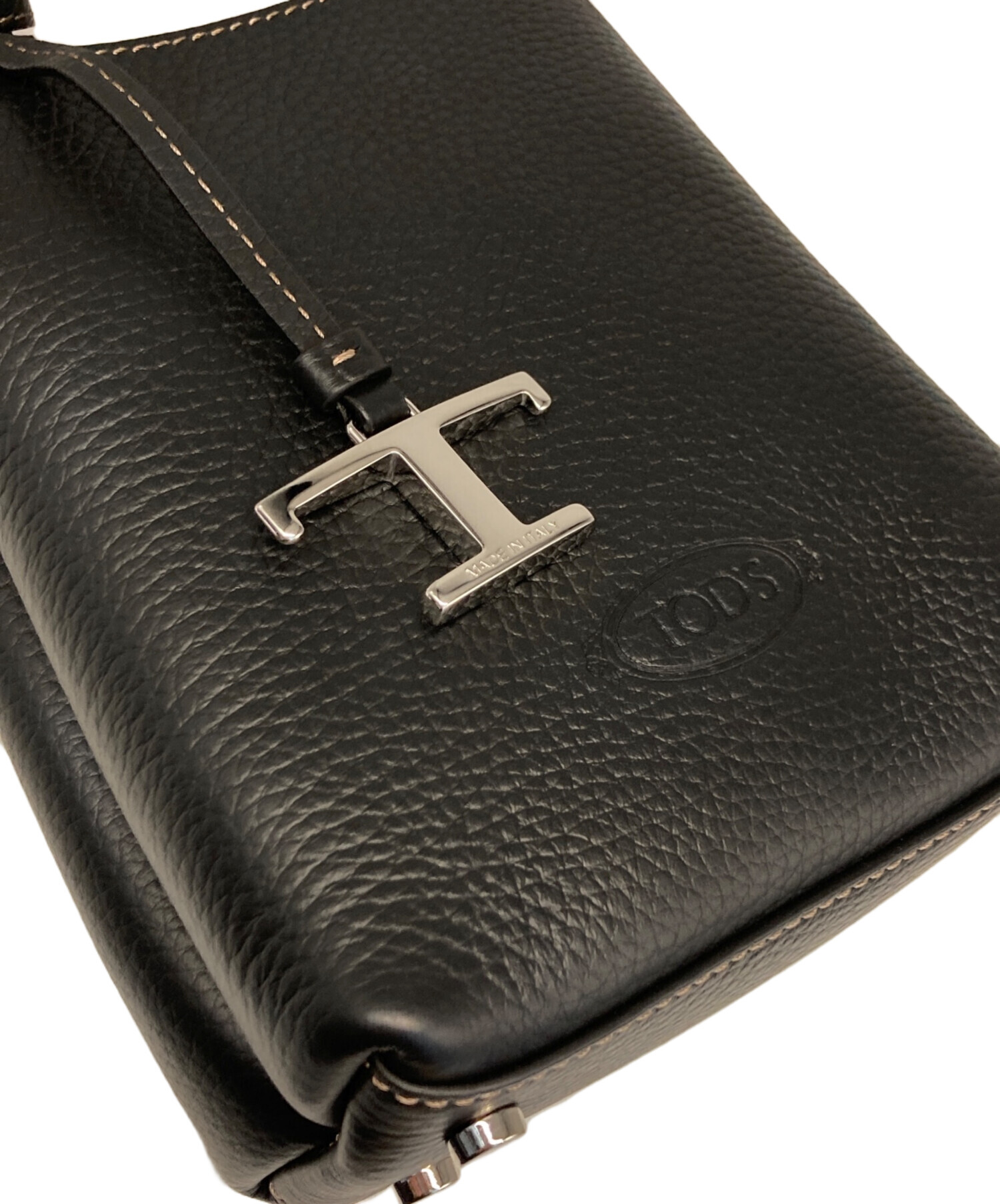 中古・古着通販】TOD'S (トッズ) MICRO BAG 2WAY ロゴ Tチャーム