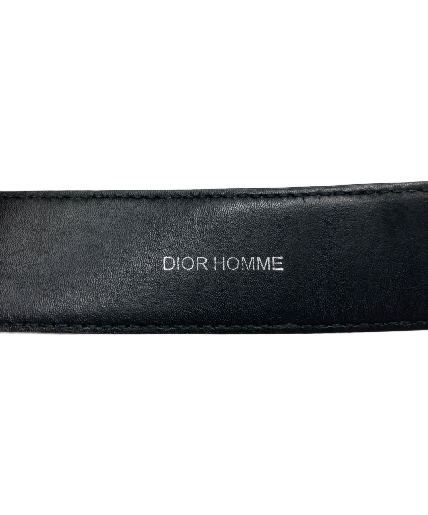 中古・古着通販】DIOR HOMME (ディオール オム) レザーベルト ブラック