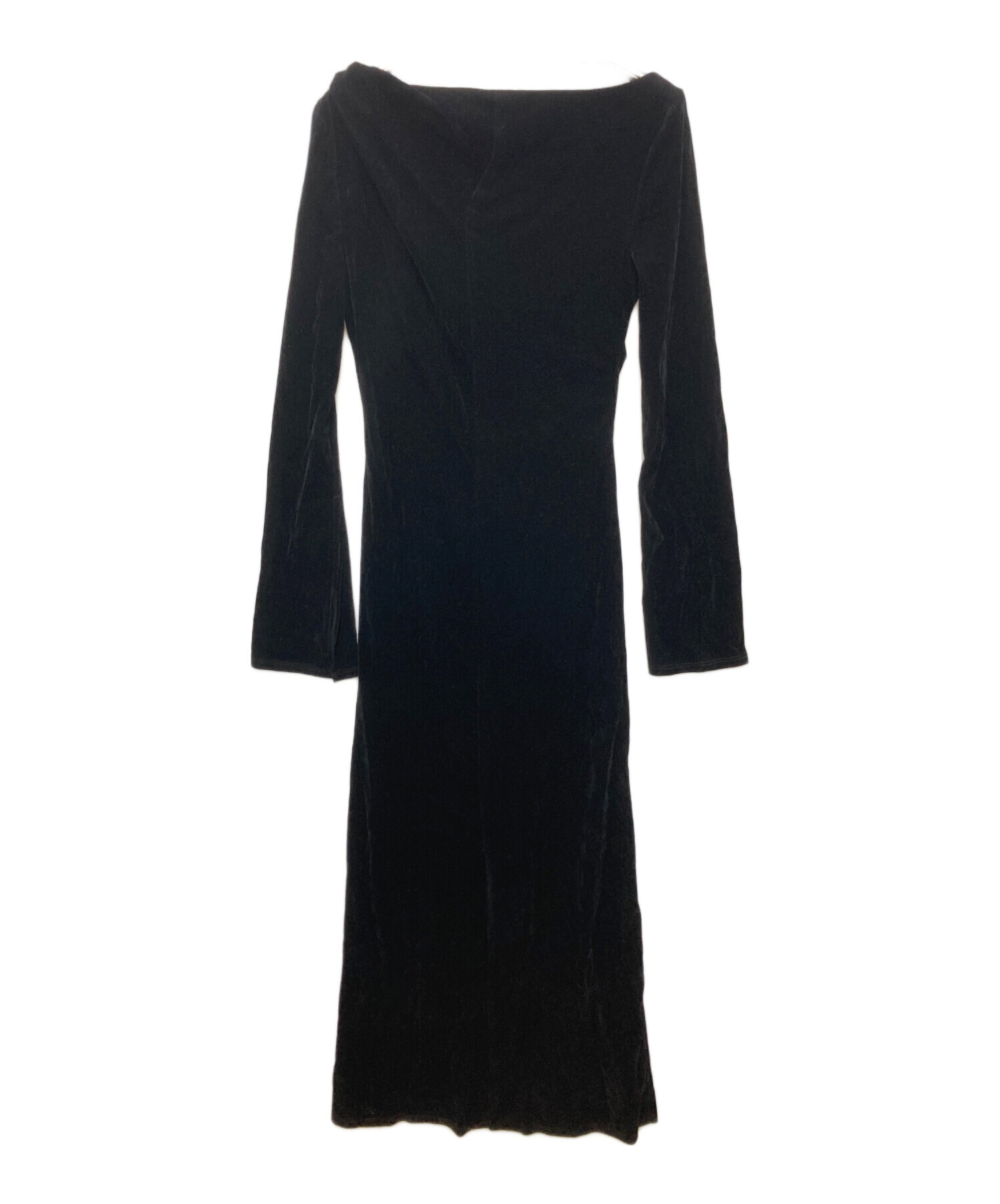 中古・古着通販】Snidel (スナイデル) フロッキーベロアドレープドレス