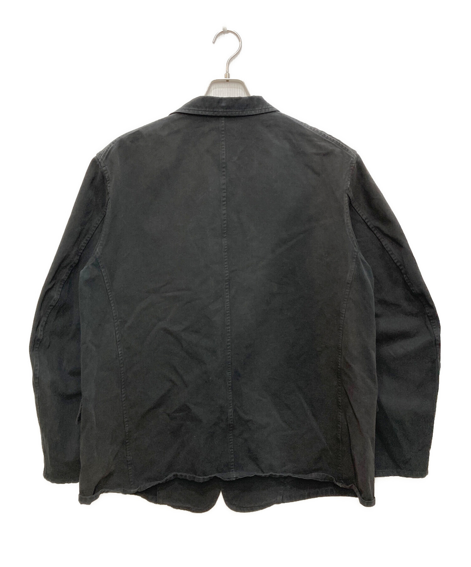 中古・古着通販】COMOLI (コモリ) 製品染 ジャケット ブラック サイズ 