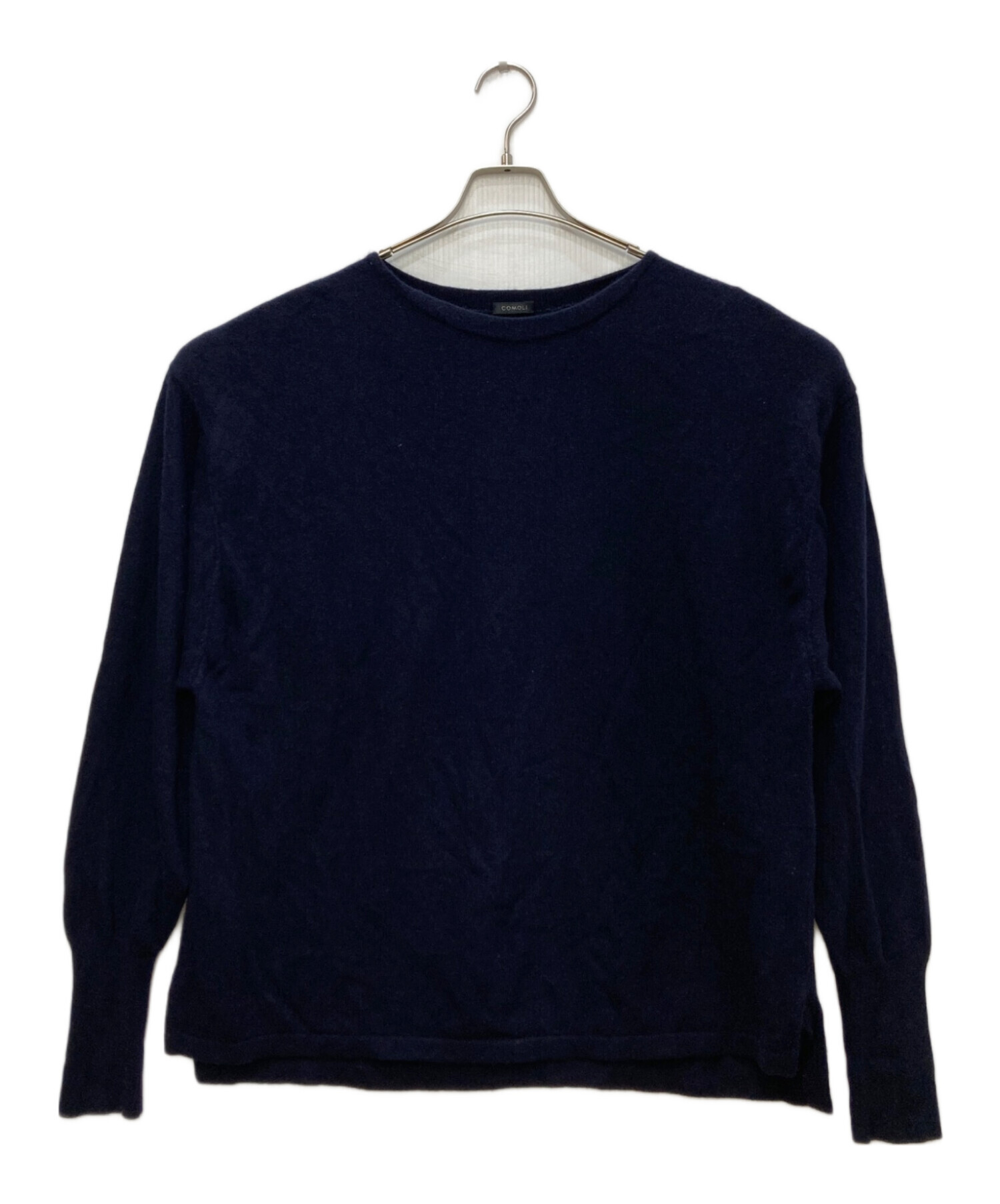 中古・古着通販】COMOLI (コモリ) カシミヤ100％ニット ネイビー