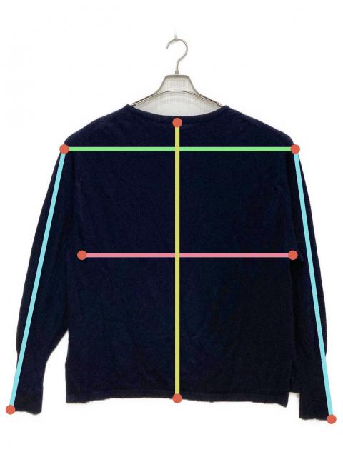 中古・古着通販】COMOLI (コモリ) カシミヤ100％ニット ネイビー