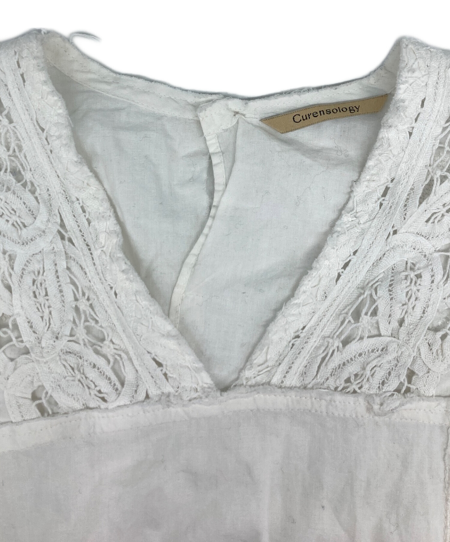 中古・古着通販】Curensology (カレンソロジー) コットンバテンレース