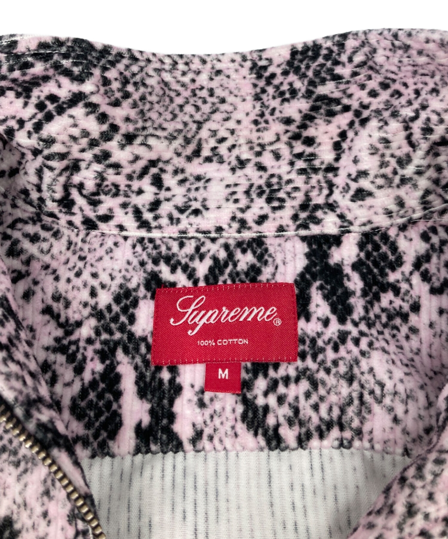 中古・古着通販】Supreme (シュプリーム) snakeskin corduroy zip up