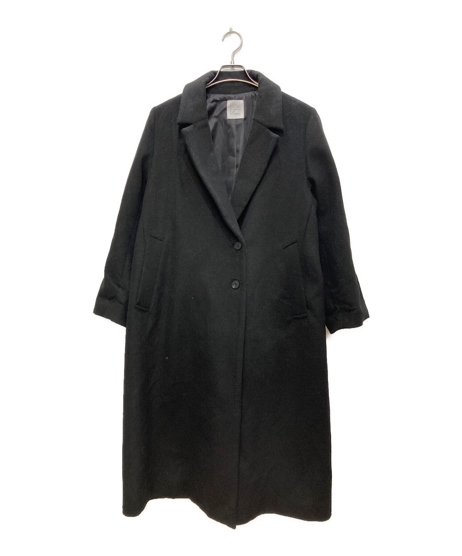 中古・古着通販】crewre (クルー) アジャスタブルウールロングコート