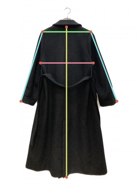 中古・古着通販】crewre (クルー) アジャスタブルウールロングコート