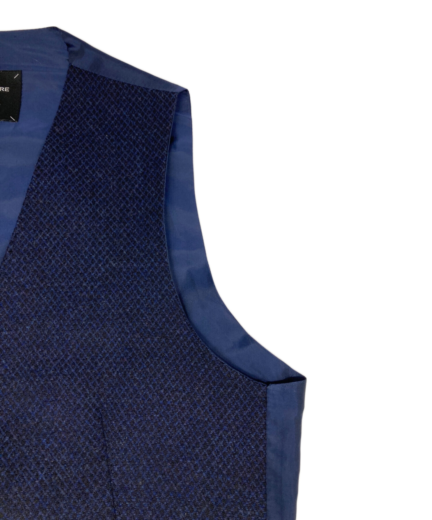 中古・古着通販】TAGLIATORE (タリアトーレ) 切替ジレ ネイビー サイズ