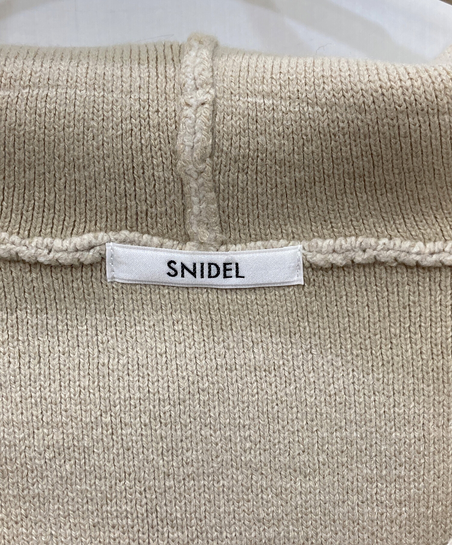 中古・古着通販】Snidel (スナイデル) ファーフードパーカー ホワイト